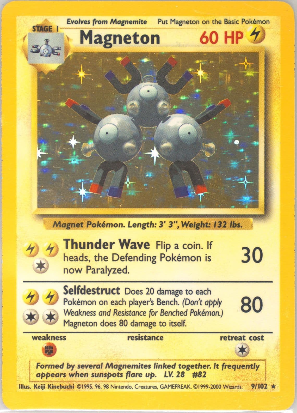 Magneton-Holo Base Set 1999-2000 (9) 1999 Pokemon Game