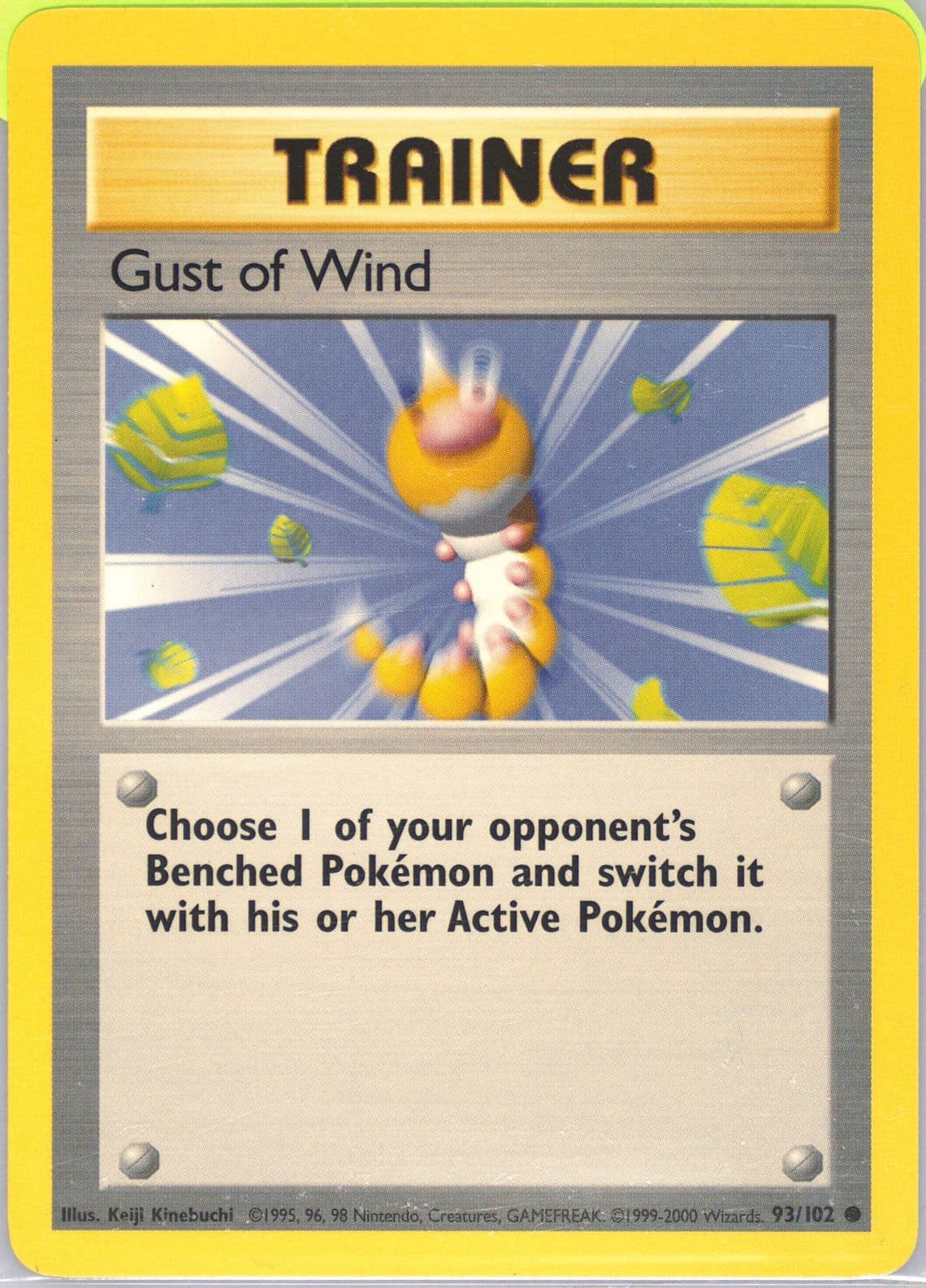 Gust of Wind Base Set 1999-2000 (93) 1999 Pokemon Game