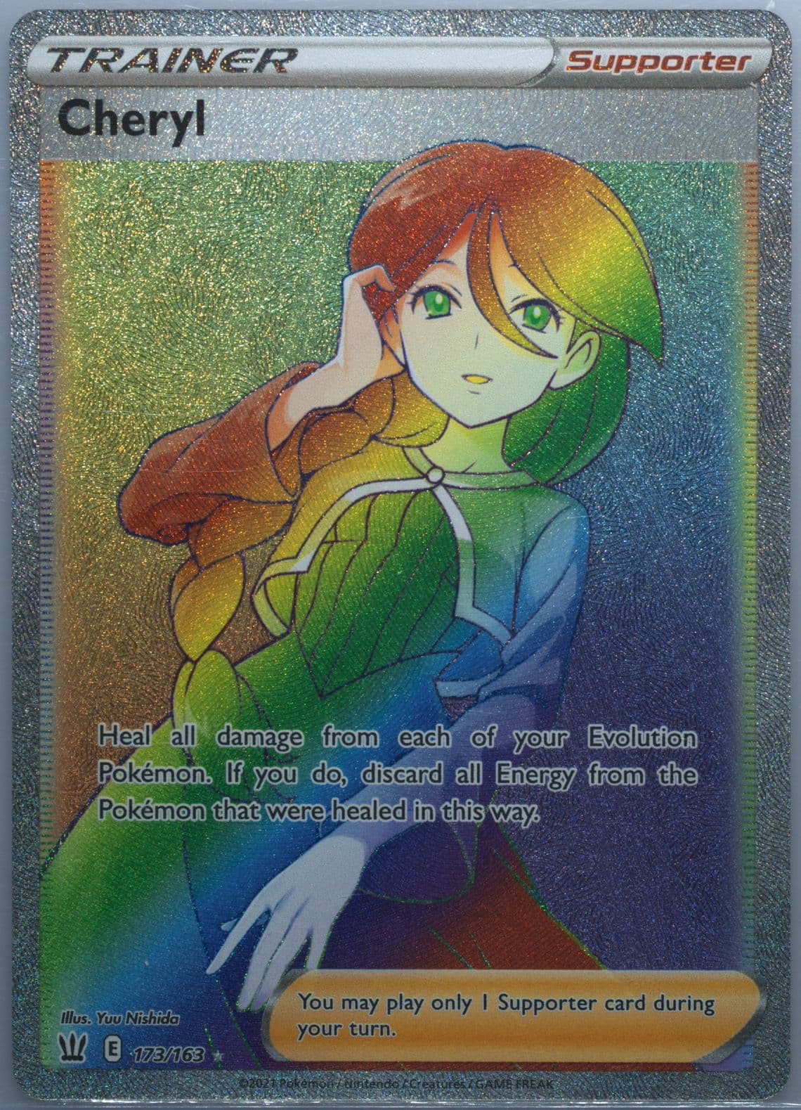 Full Art/Cheryl Secret (173) 2021 Pokemon Sword & Shield Battle Styles