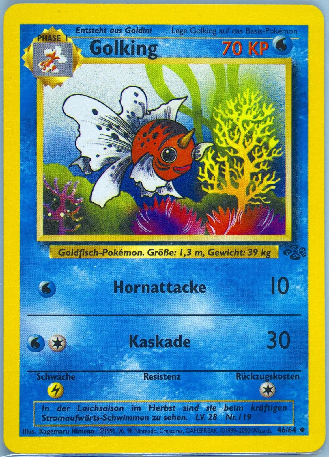 Golking (46) 2000 Pokemon German Jungle