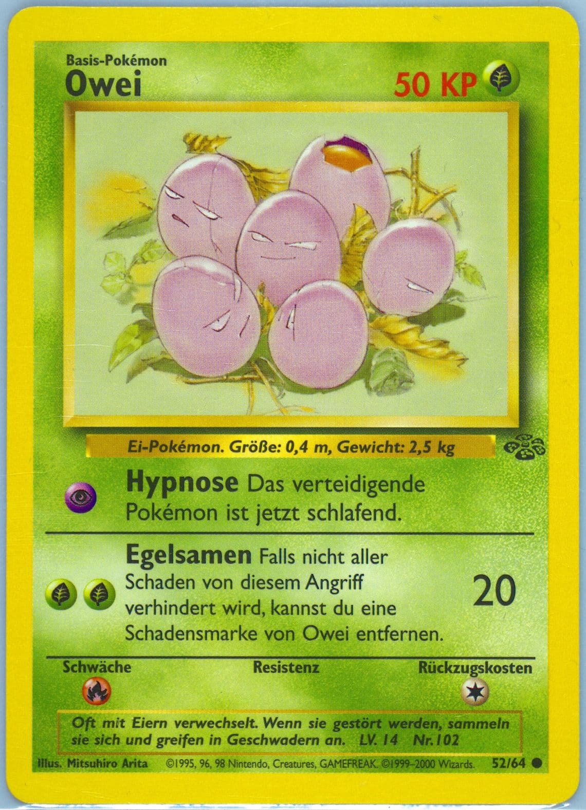 Owei (52) 2000 Pokemon German Jungle