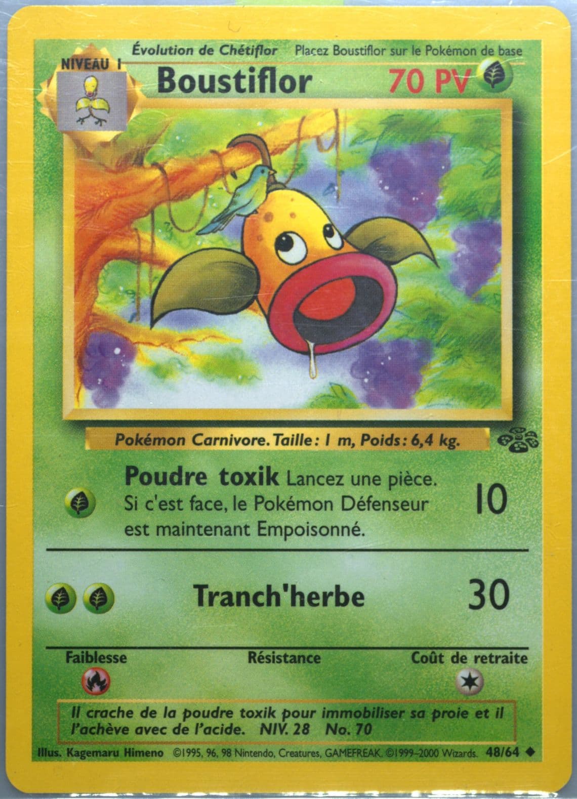 Boustiflor (48) 2000 Pokemon French Jungle