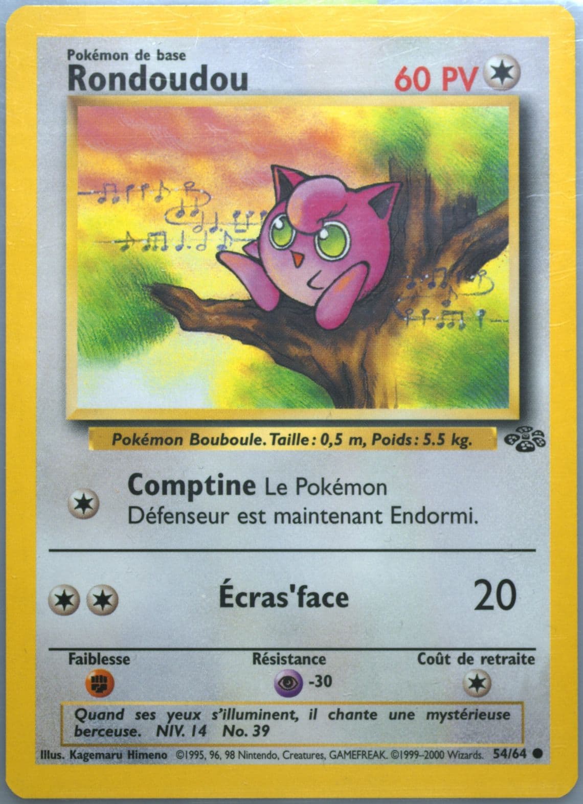 Rondoudou (54) 2000 Pokemon French Jungle