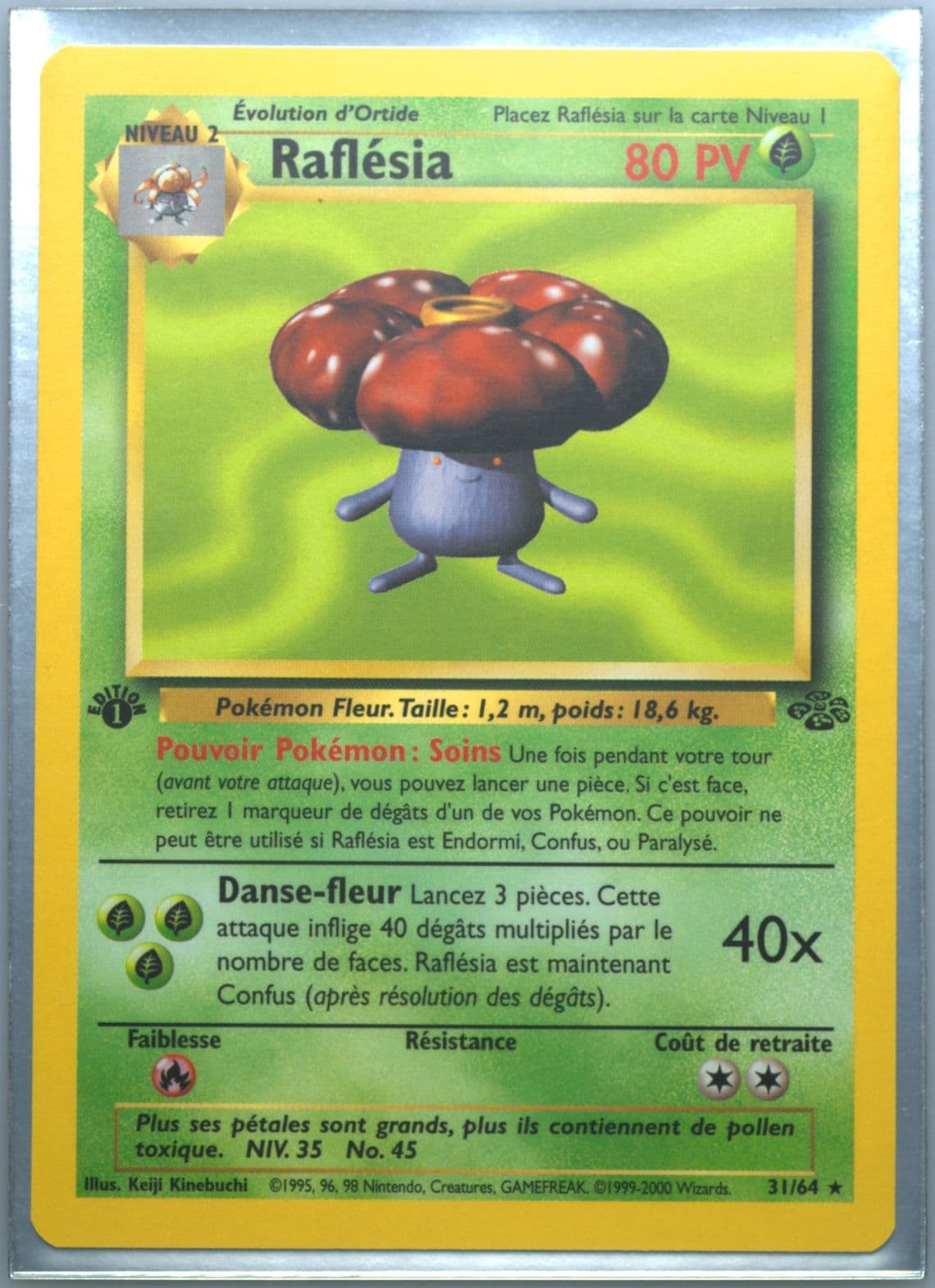 Raflesia 1st Edition (31) 2000 Pokemon French Jungle