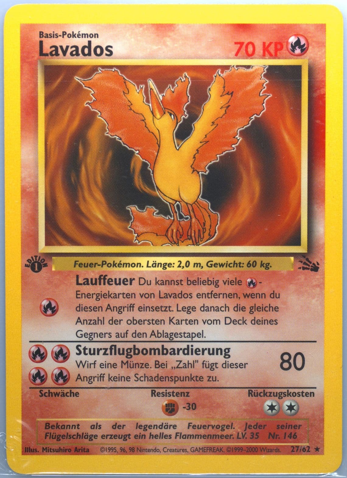 Lavados 1st Edition (27) 2000 Pokemon German Fossil