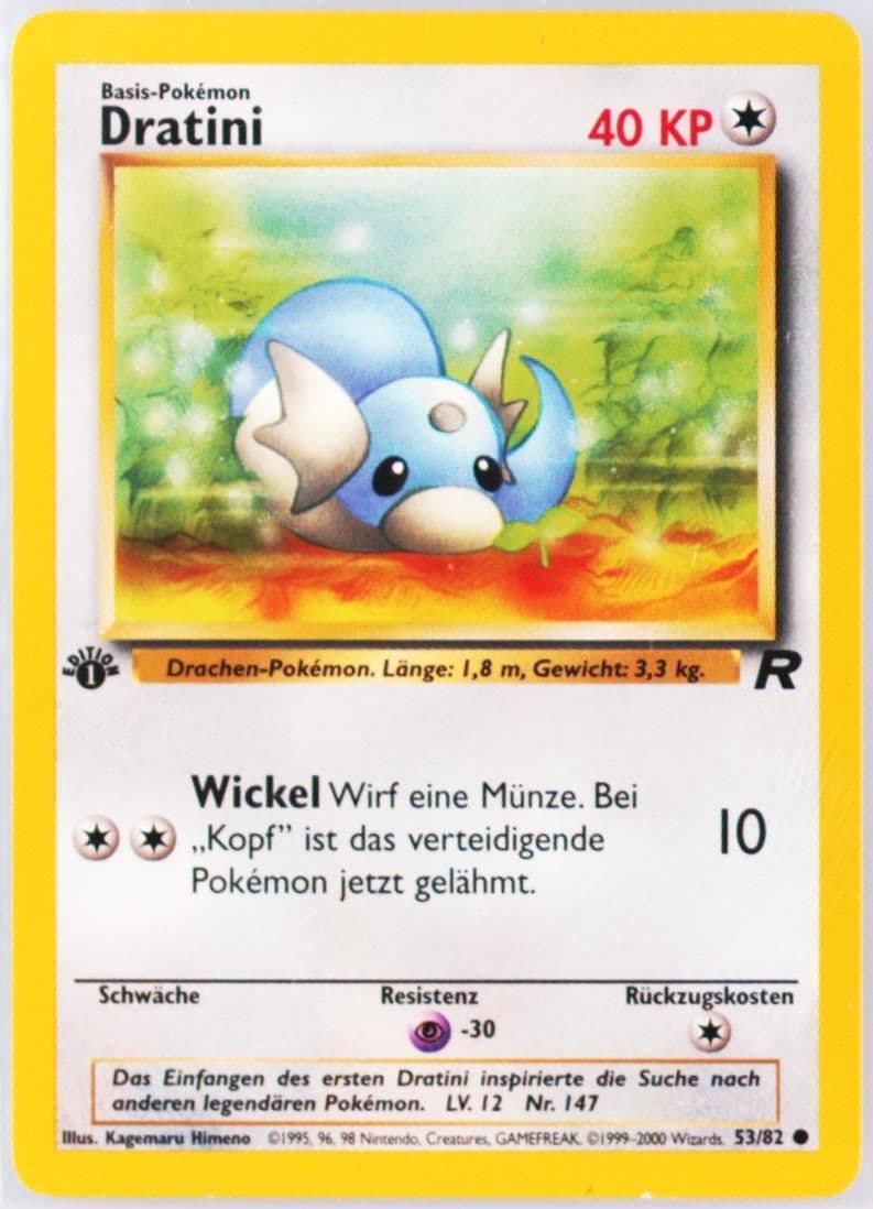 Dratini German (53) 2000 Pokemon Rocket