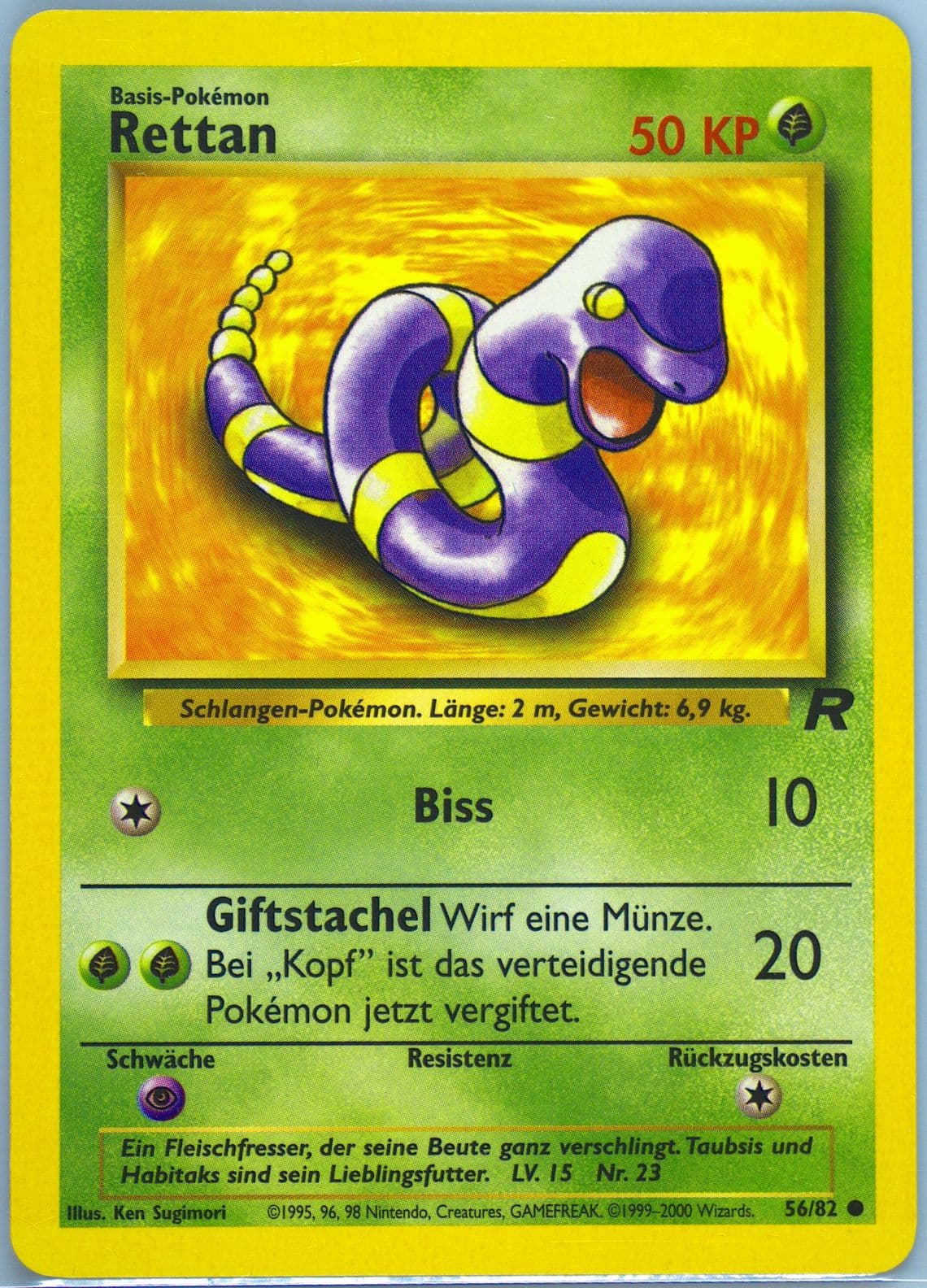 Rettan German (56) 2000 Pokemon Rocket