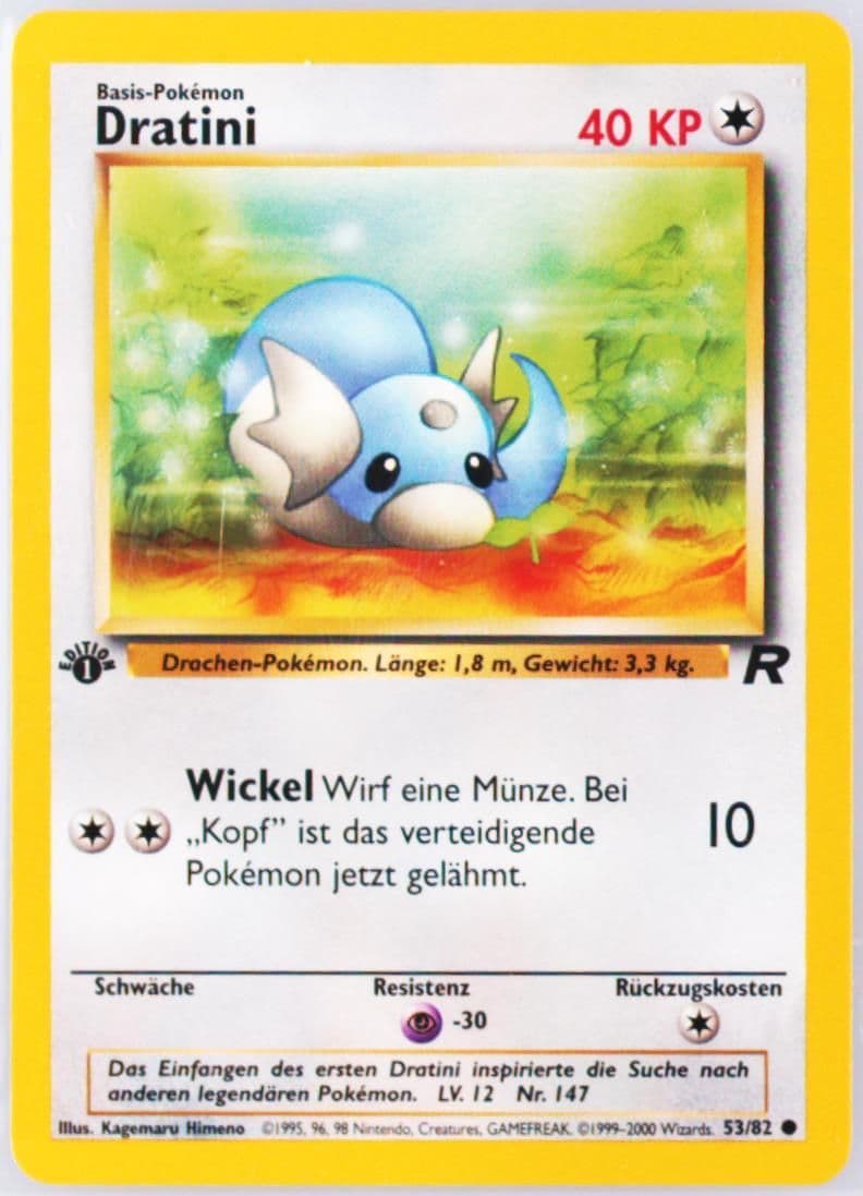 Dratini German-1st Edition (53) 2000 Pokemon Rocket