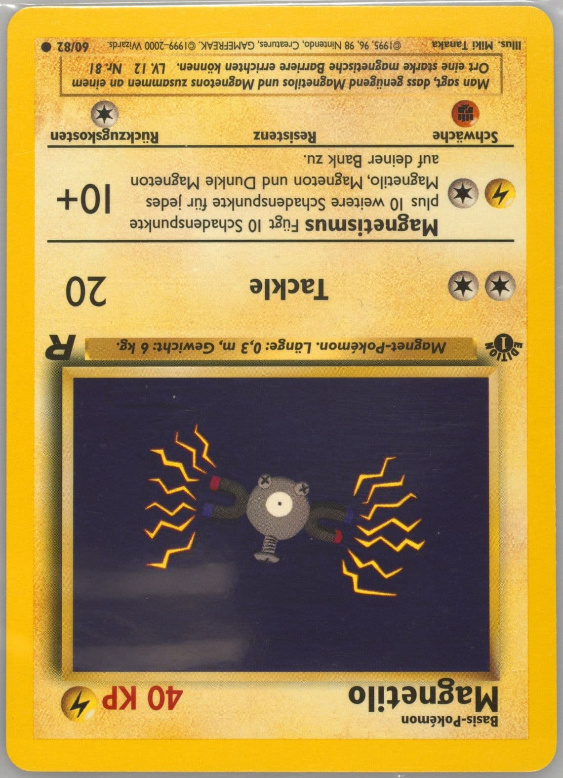 Magnetilo German-1st Edition (60) 2000 Pokemon Rocket