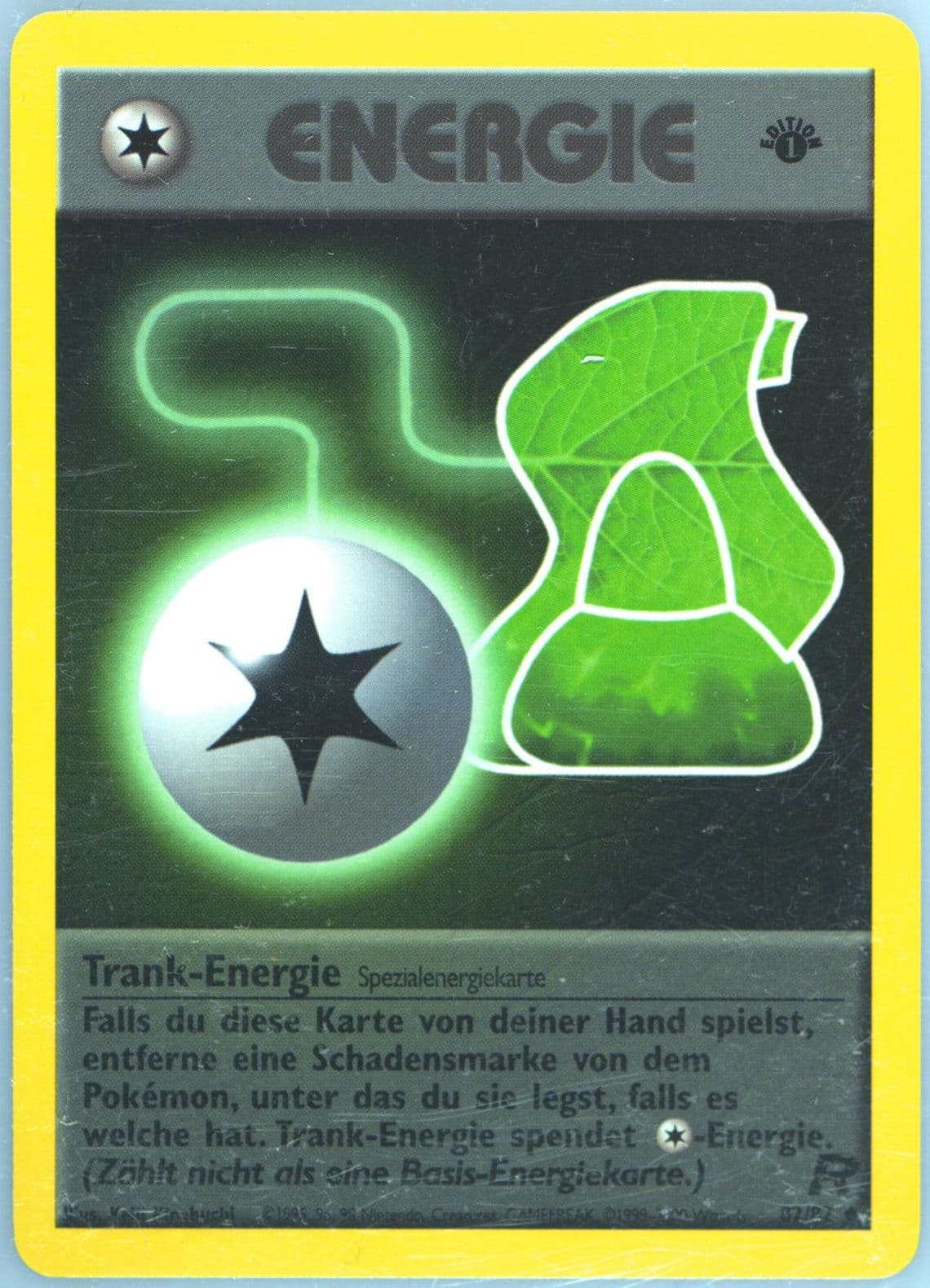 Trank-Energie German-1st Edition (82) 2000 Pokemon Rocket
