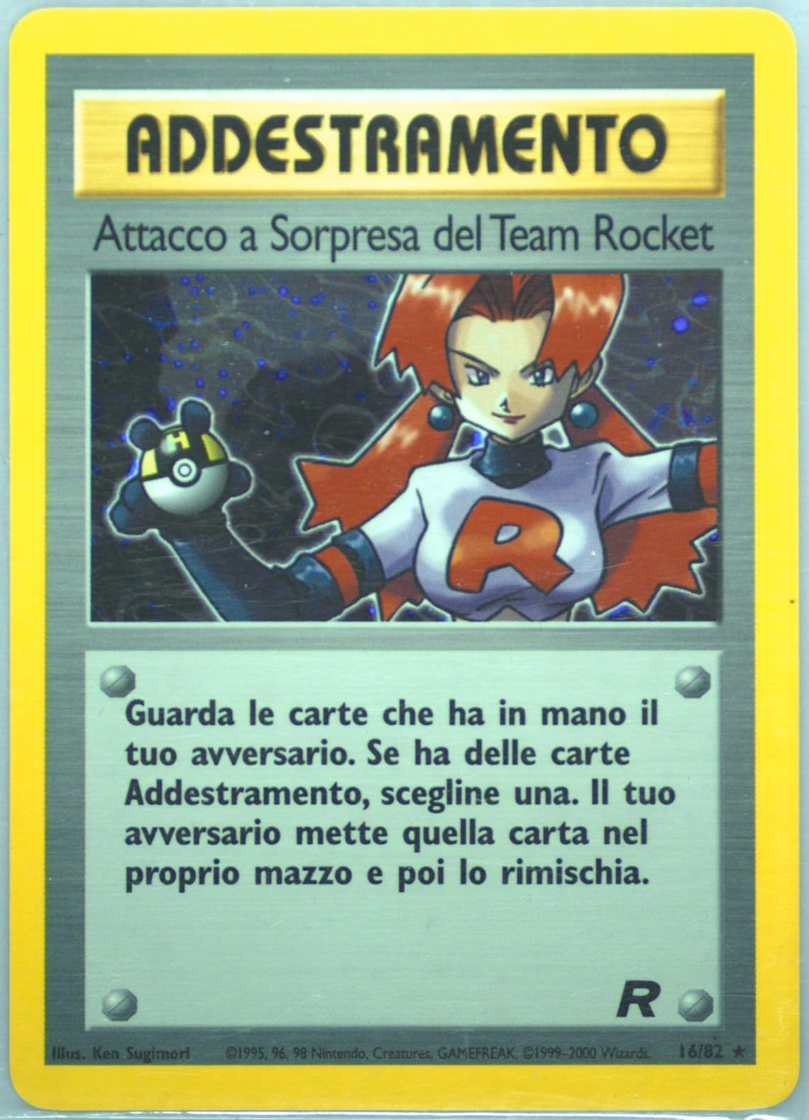 Attacco A Sorpresa Del Team Rocket-Holo (16) 2001 Pokemon Italian Rocket