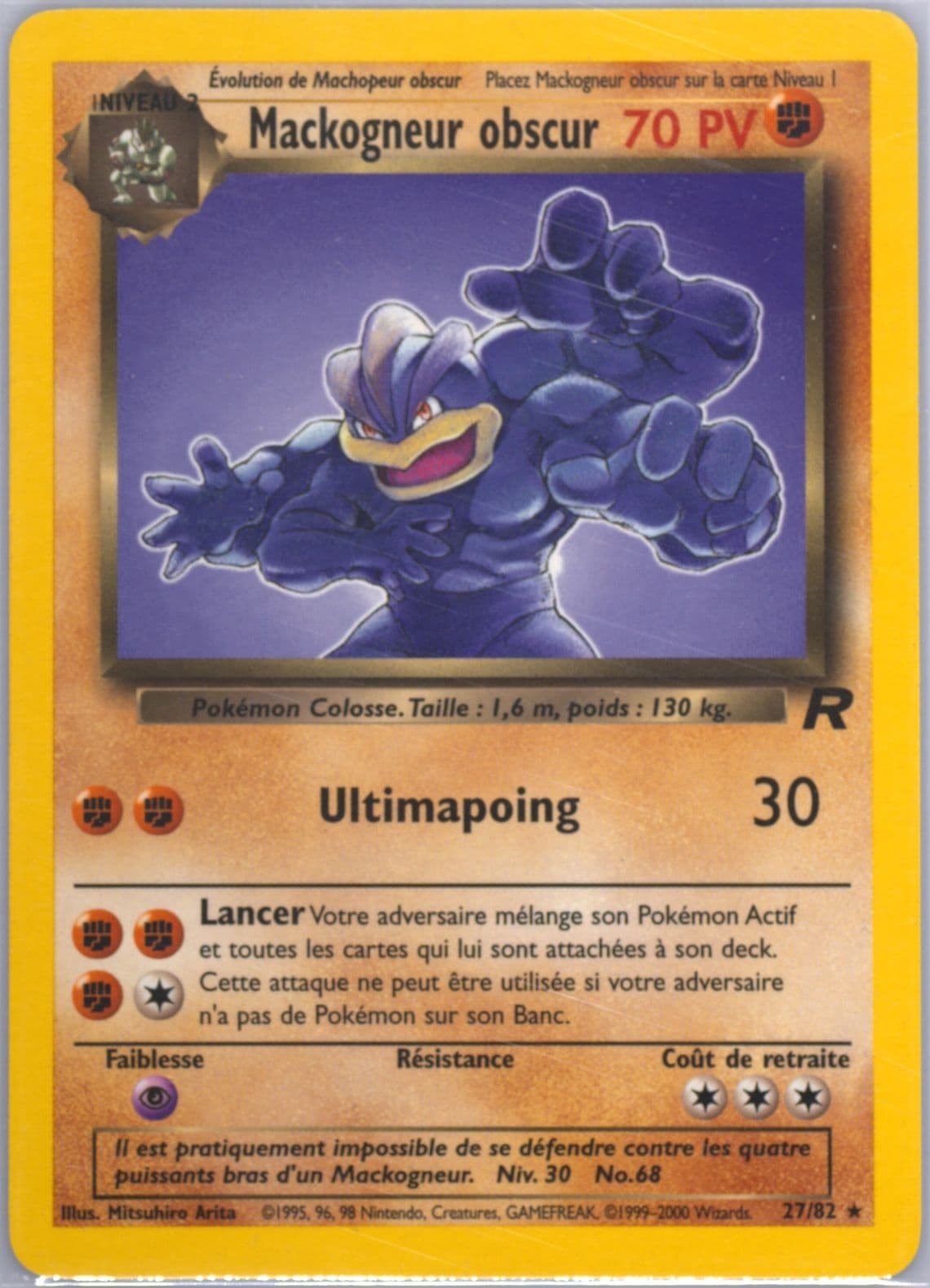 Mackogneur Obscur (27) 2001 Pokemon French Rocket