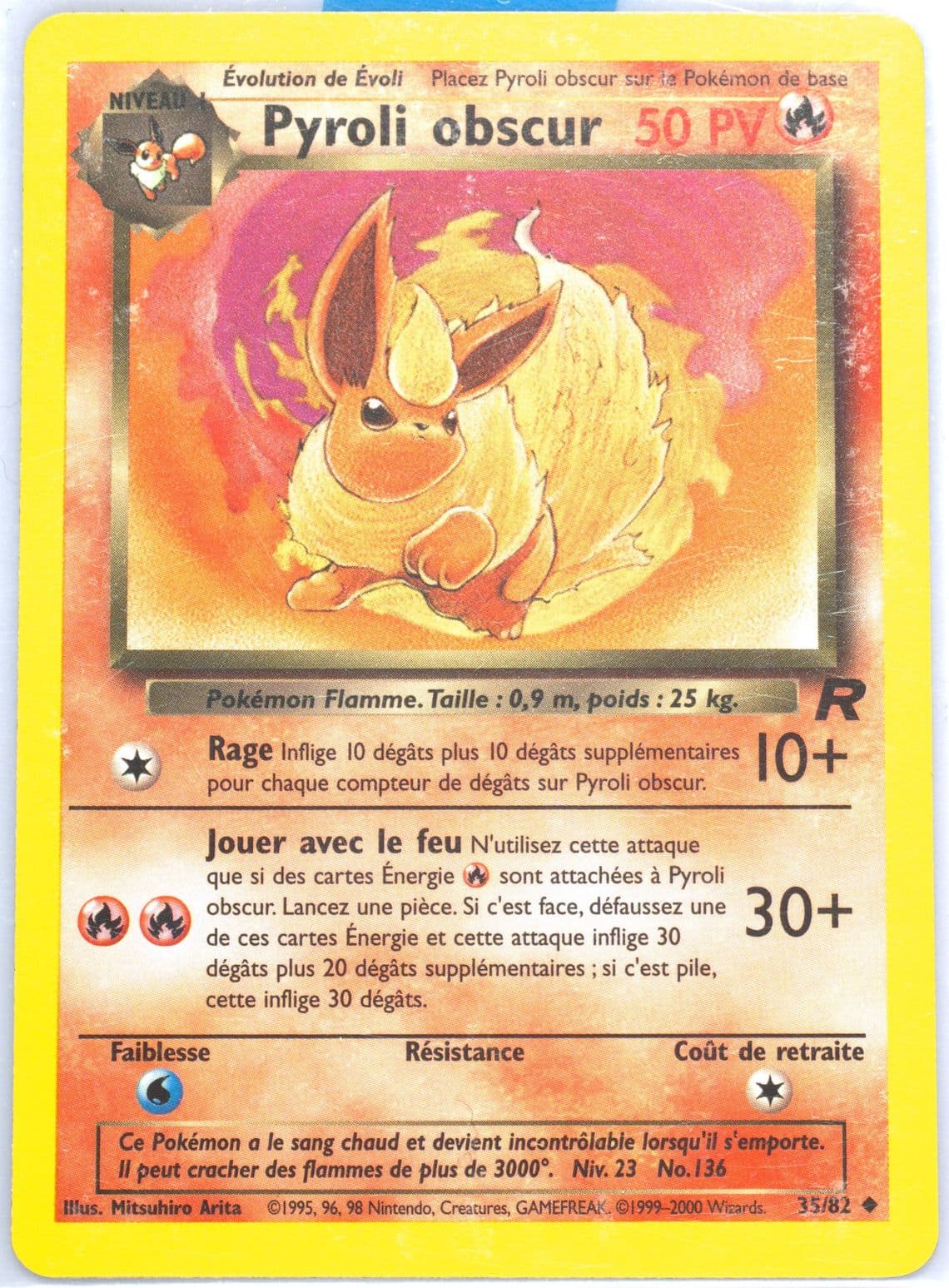 Pyroli Obscur (35) 2001 Pokemon French Rocket