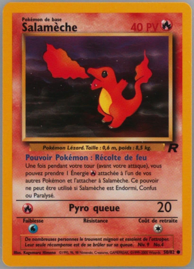 Salameche (50) 2001 Pokemon French Rocket