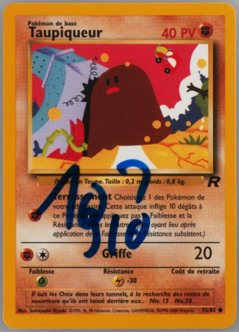 Taupiqueur (52) 2001 Pokemon French Rocket