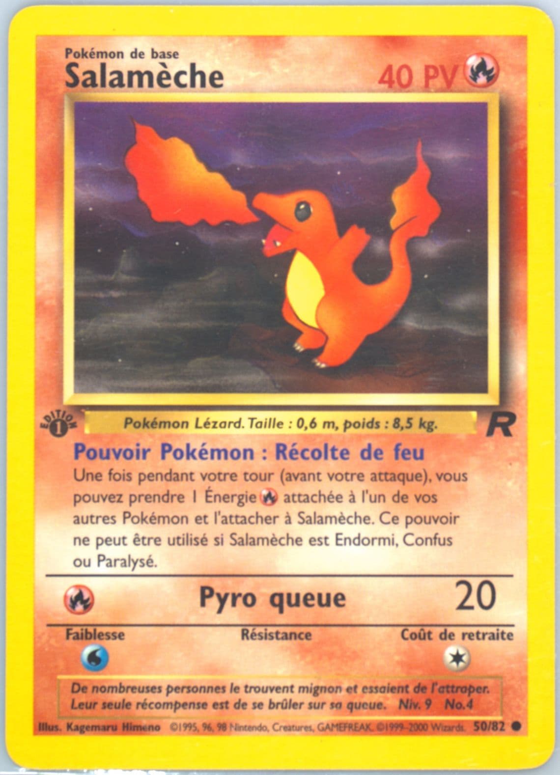 Salameche 1st Edition (50) 2001 Pokemon French Rocket