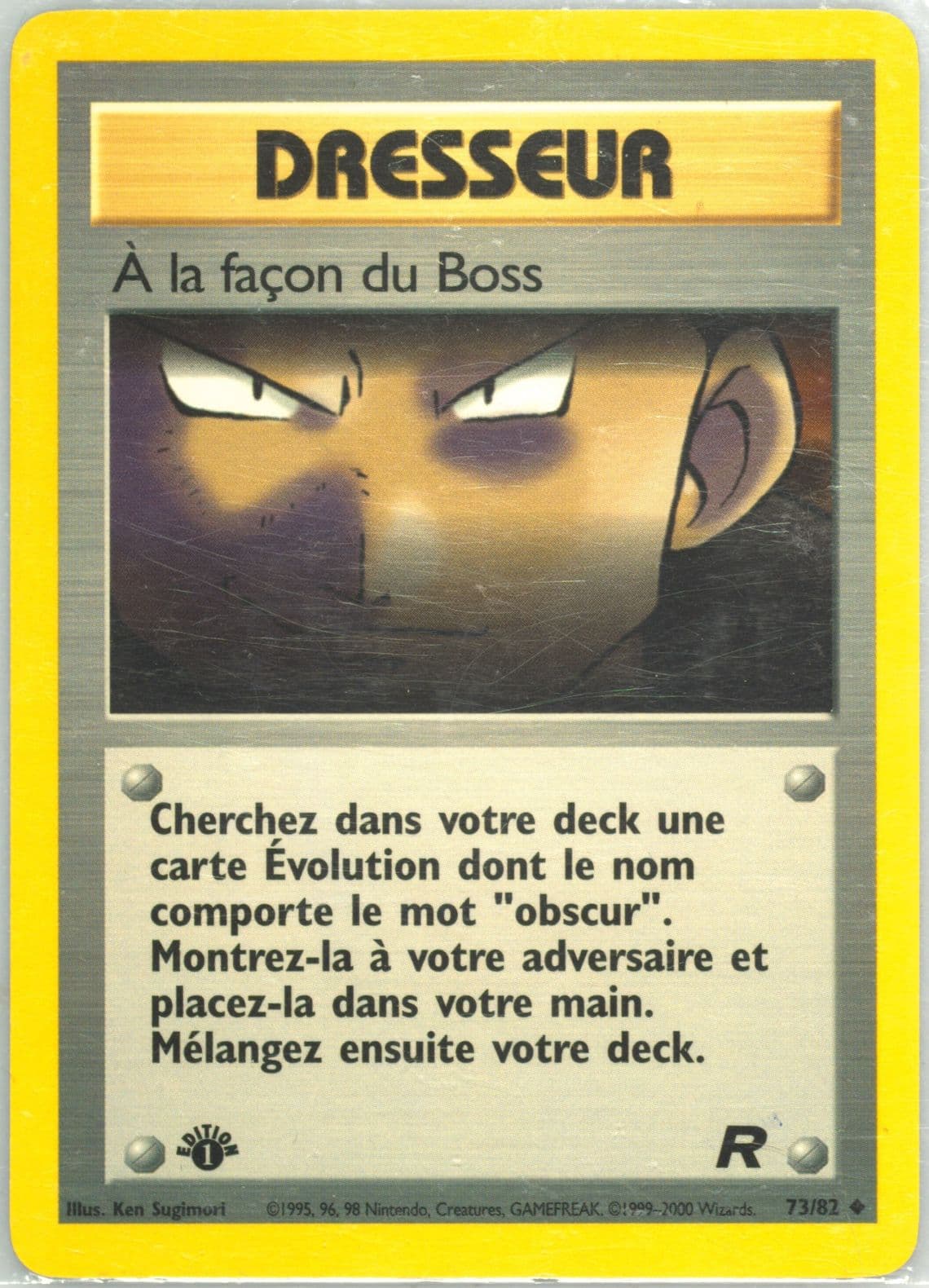 A La Facon Du Boss 1st Edition (73) 2001 Pokemon French Rocket
