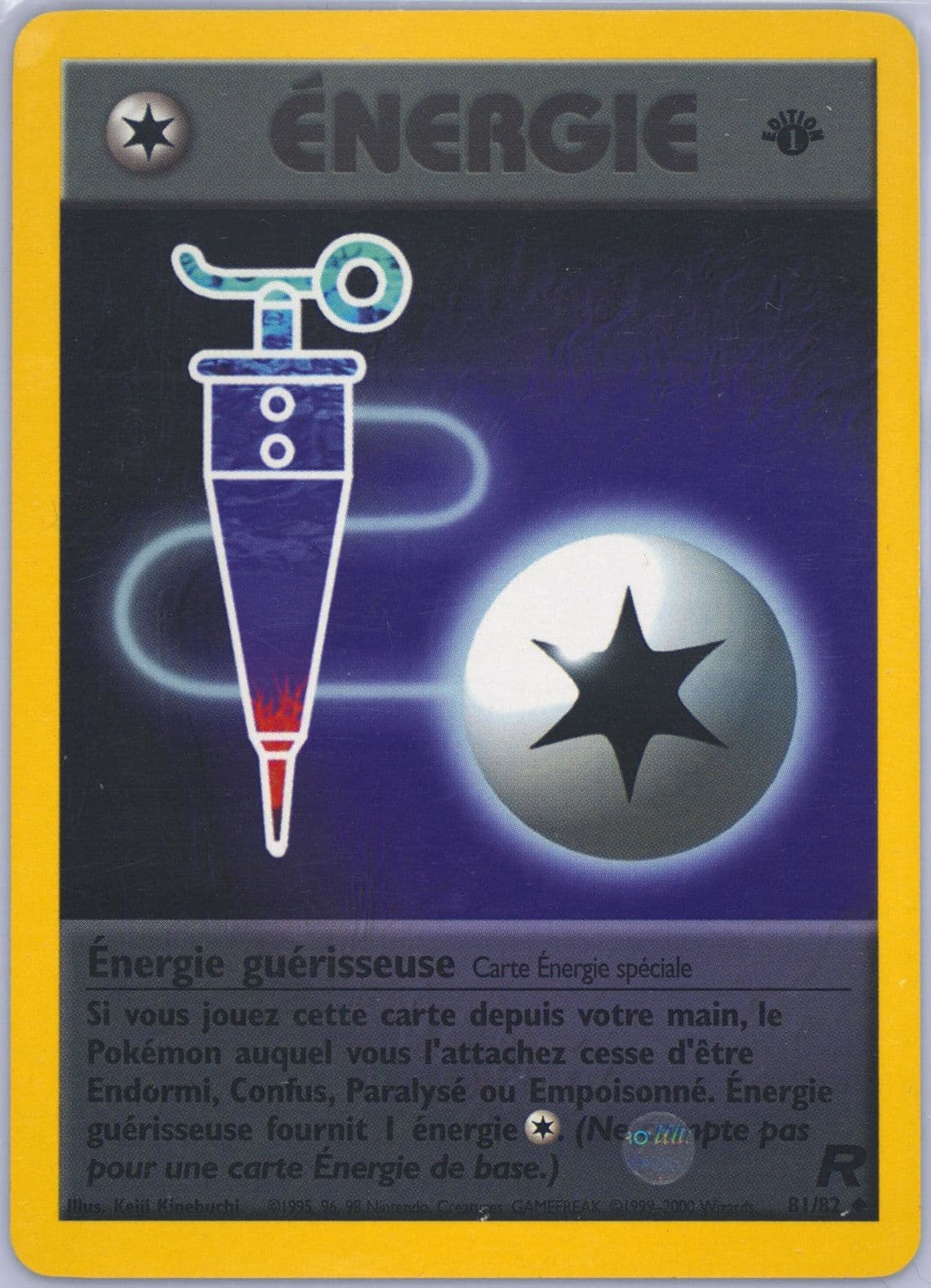 Energie Guerisseuse 1st Edition (81) 2001 Pokemon French Rocket
