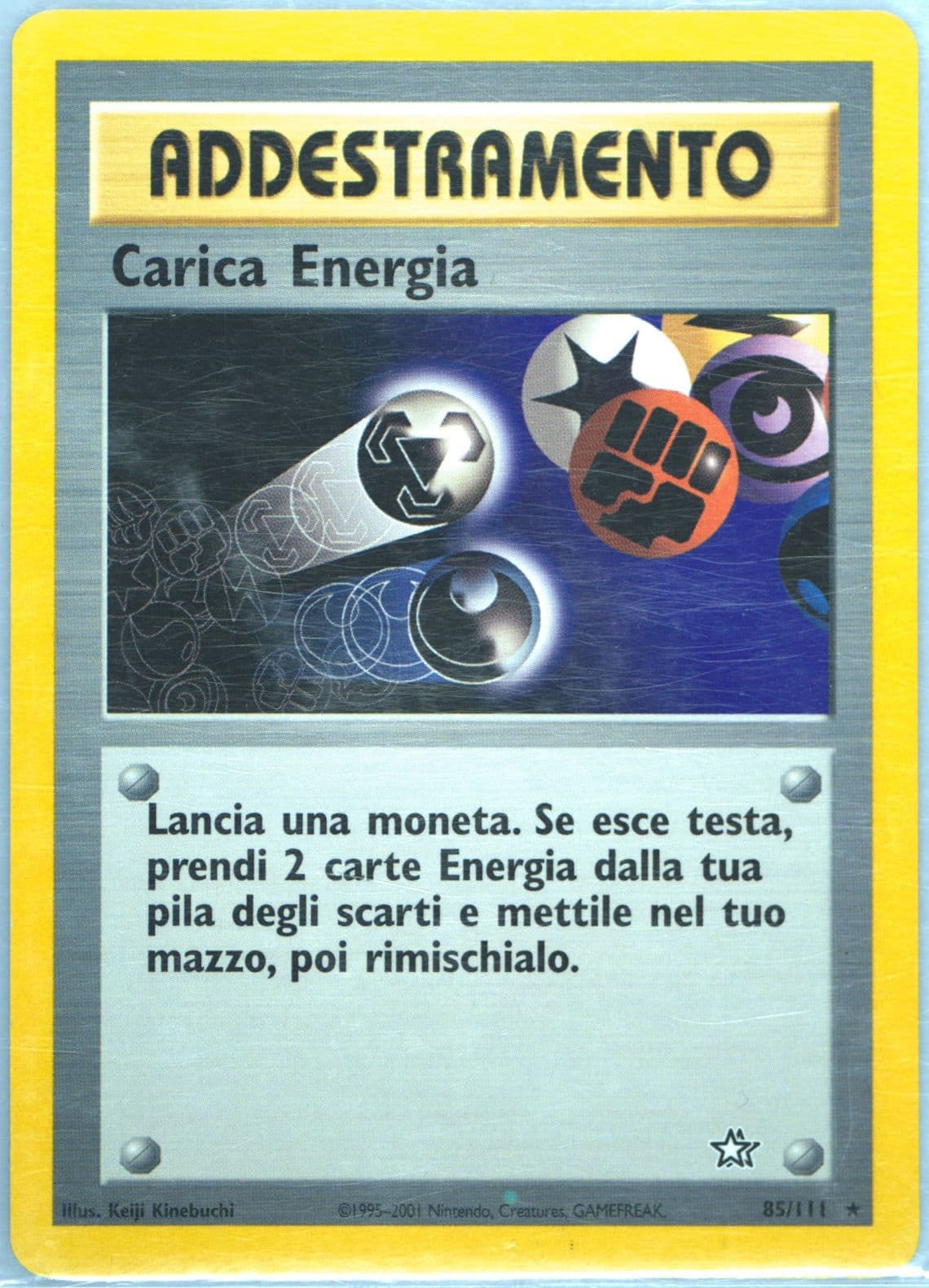 Carica Energia (85) 2001 Pokemon Italian Neo Genesis