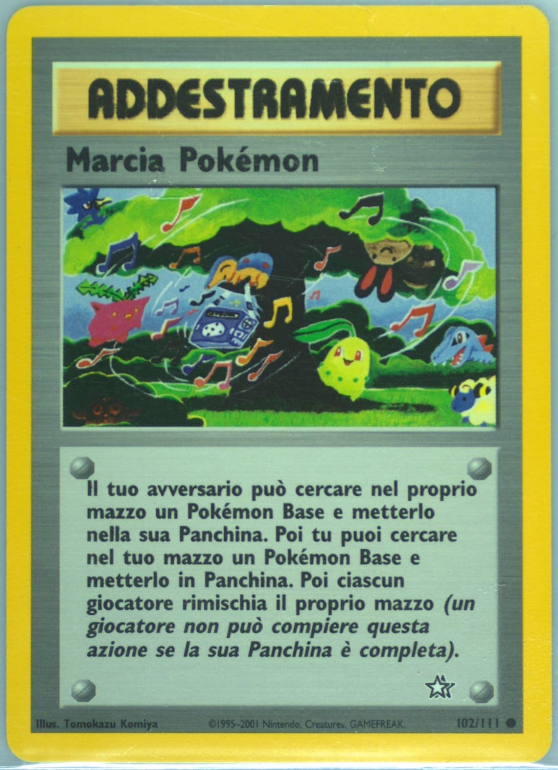 Marcia Pokemon (102) 2001 Pokemon Italian Neo Genesis