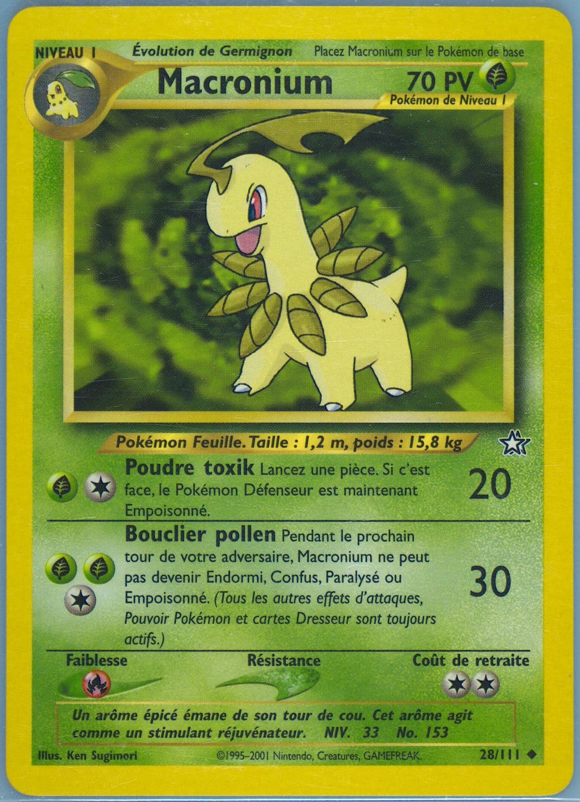 Macronium (28) 2001 Pokemon French Neo Genesis