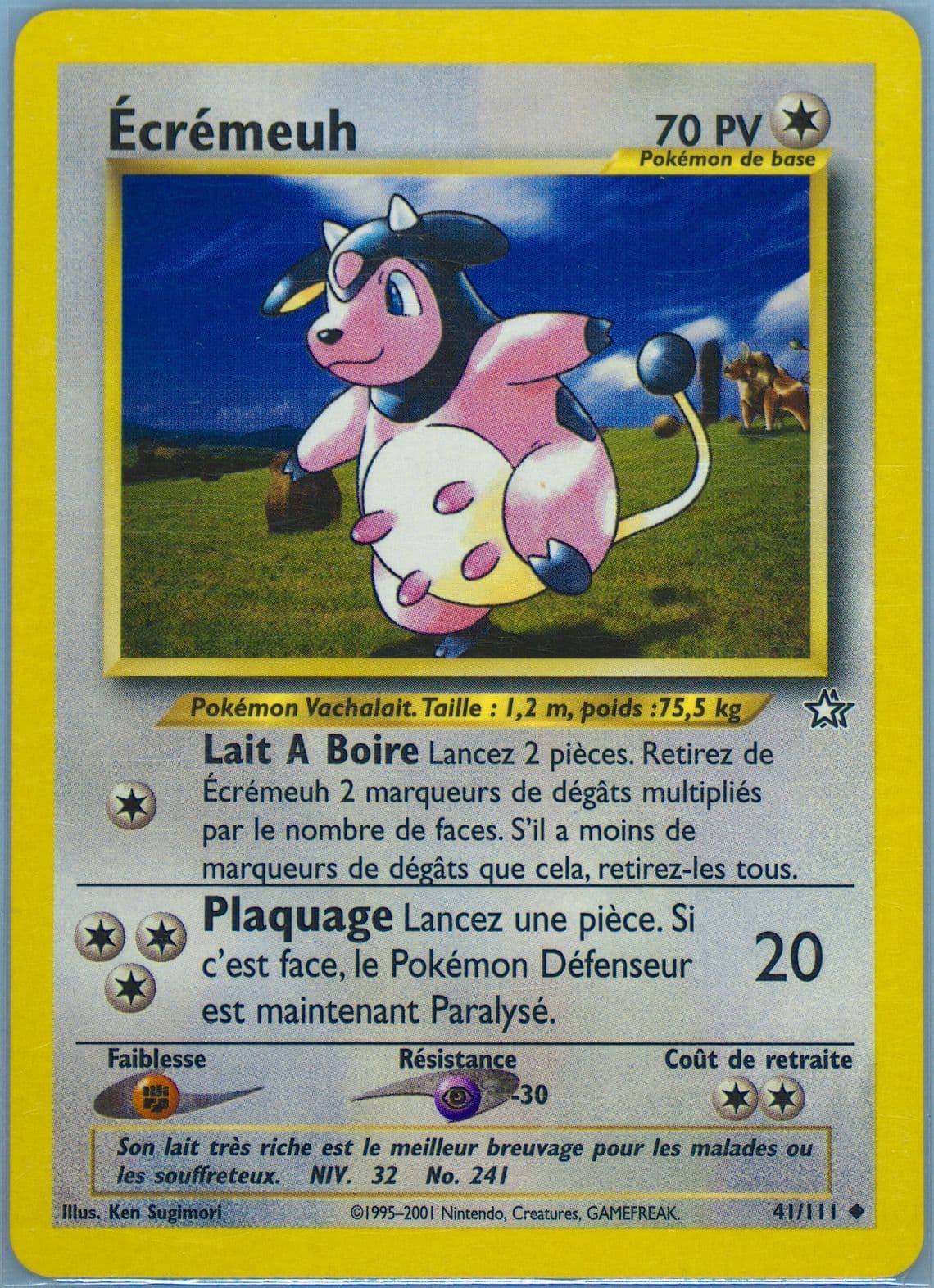 Ecremeuh (41) 2001 Pokemon French Neo Genesis