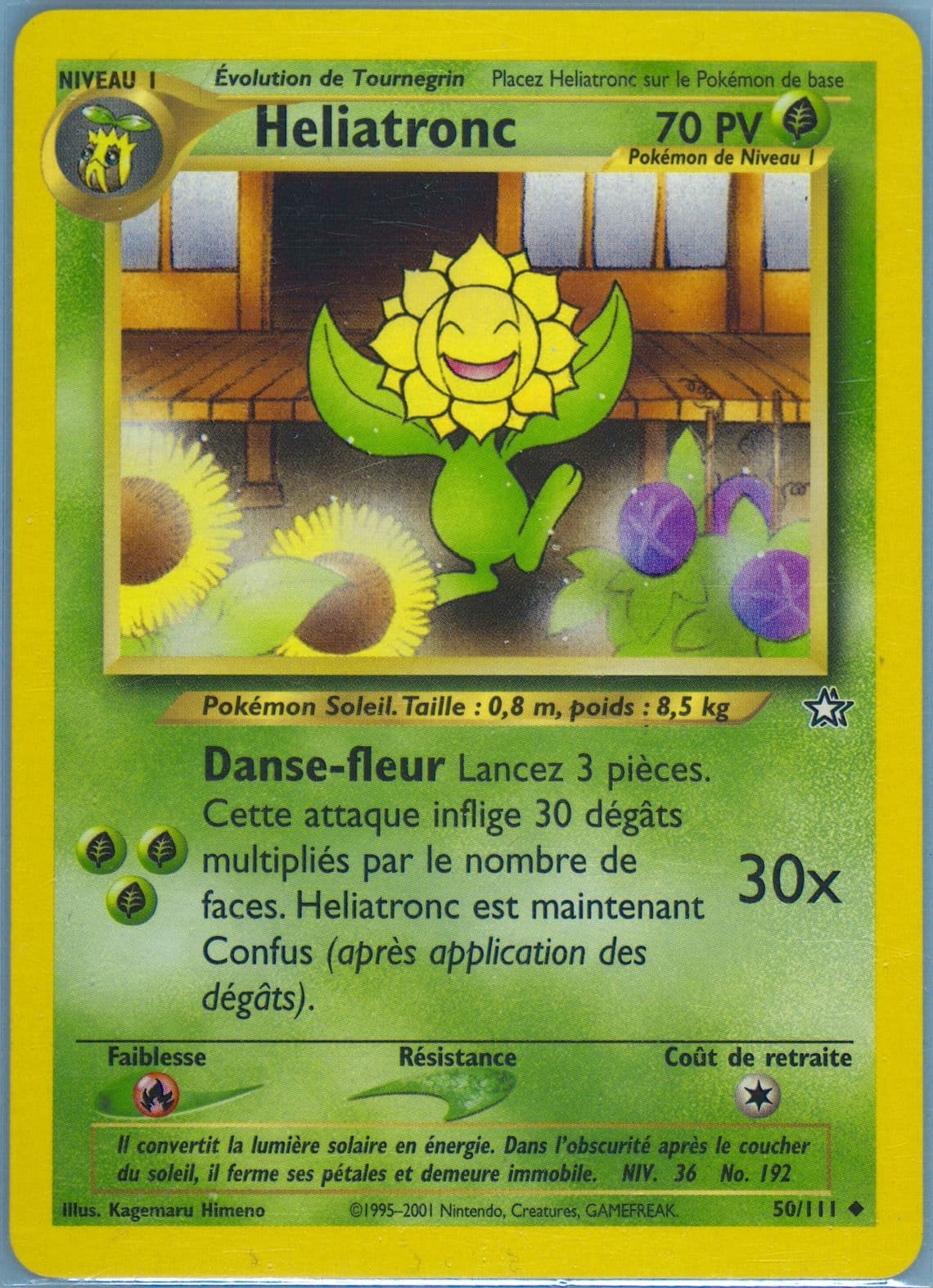 Heliatronc (50) 2001 Pokemon French Neo Genesis