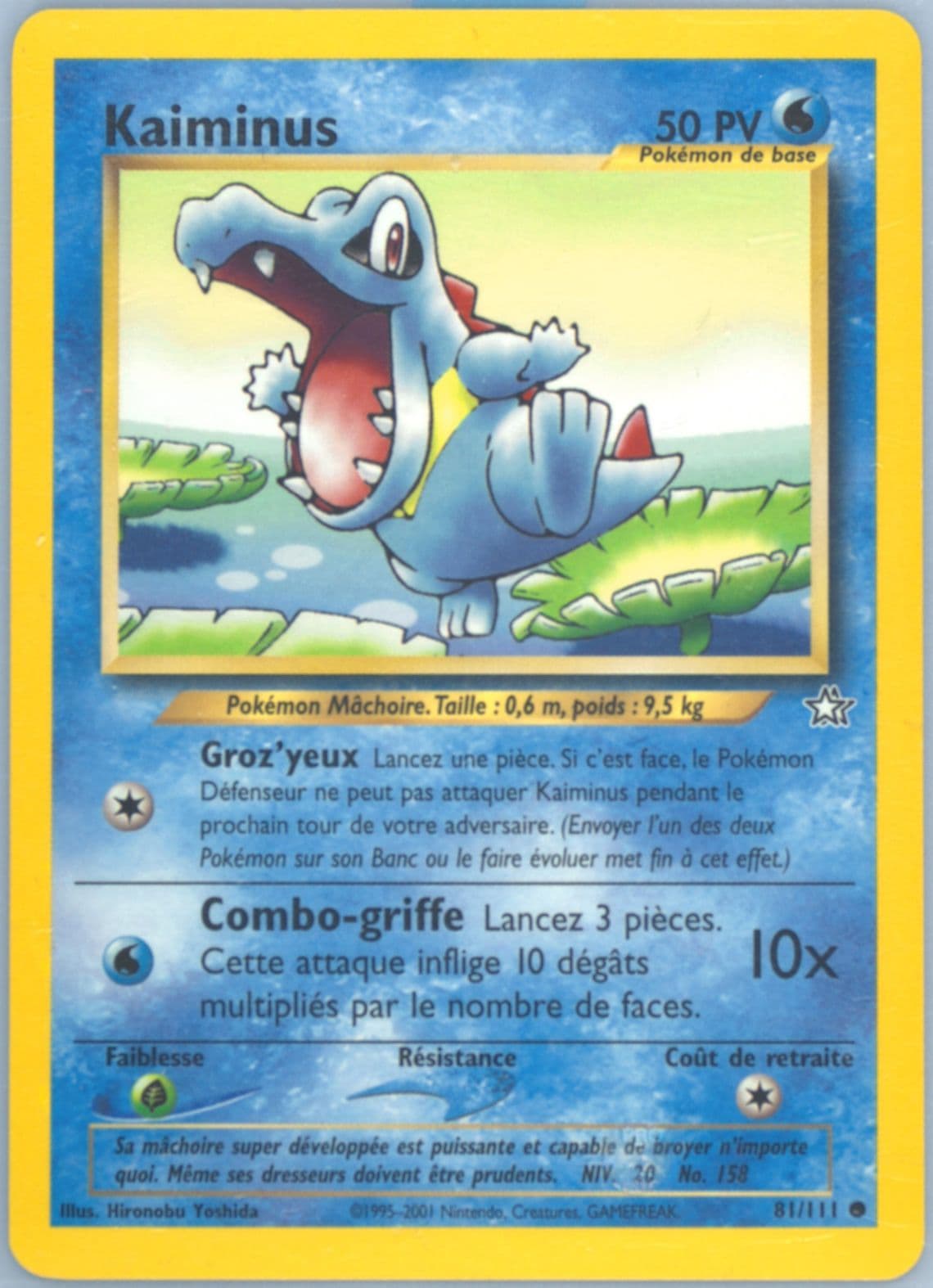 Kaiminus (81) 2001 Pokemon French Neo Genesis