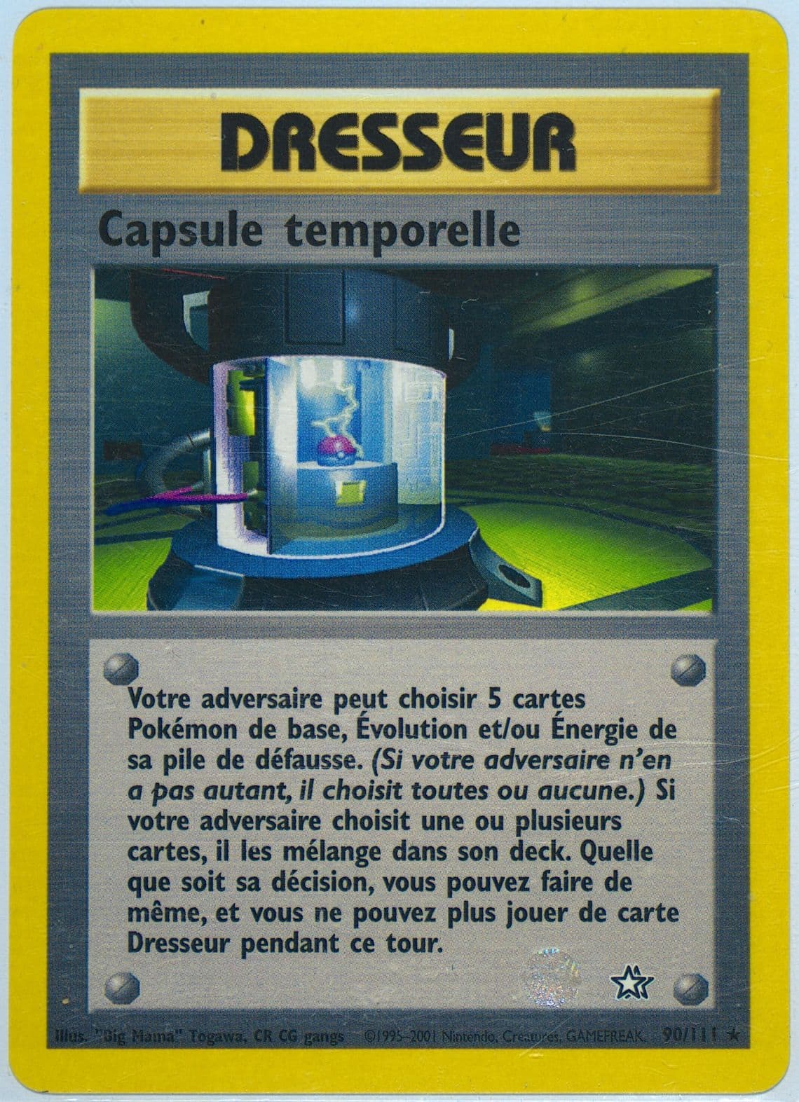 Capsule Temporelle (90) 2001 Pokemon French Neo Genesis