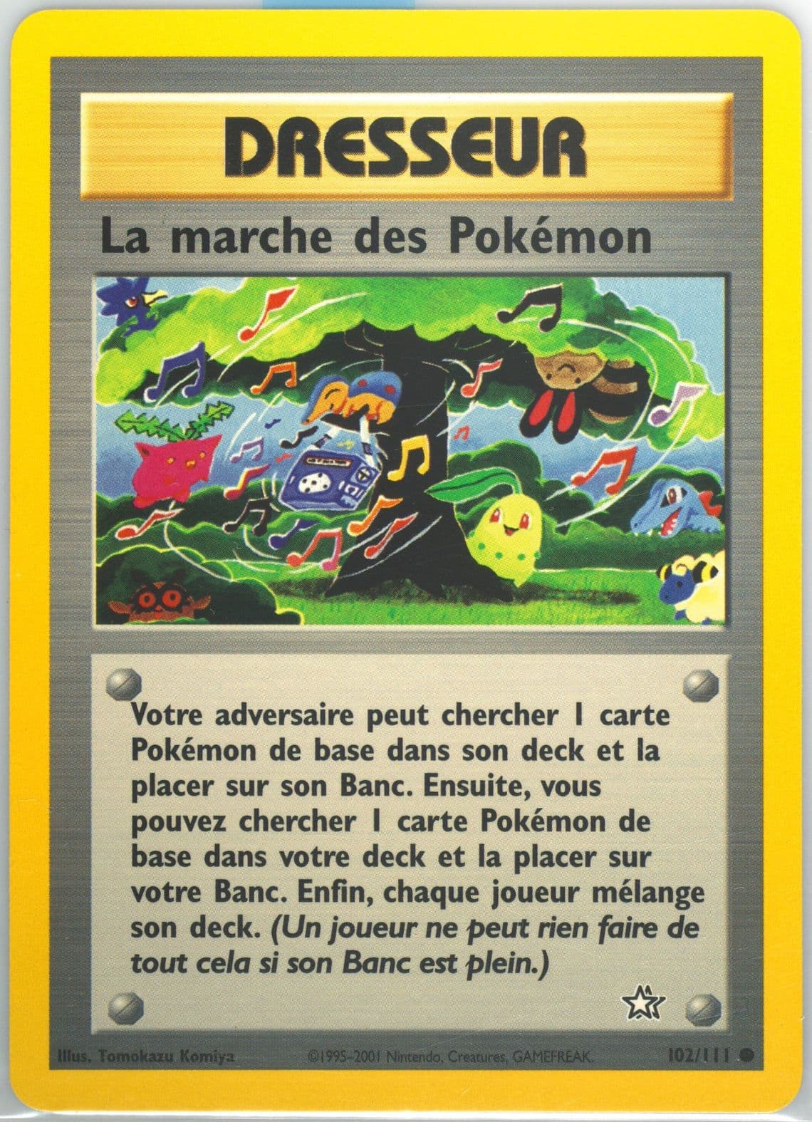 La Marche Des Pokemon (102) 2001 Pokemon French Neo Genesis