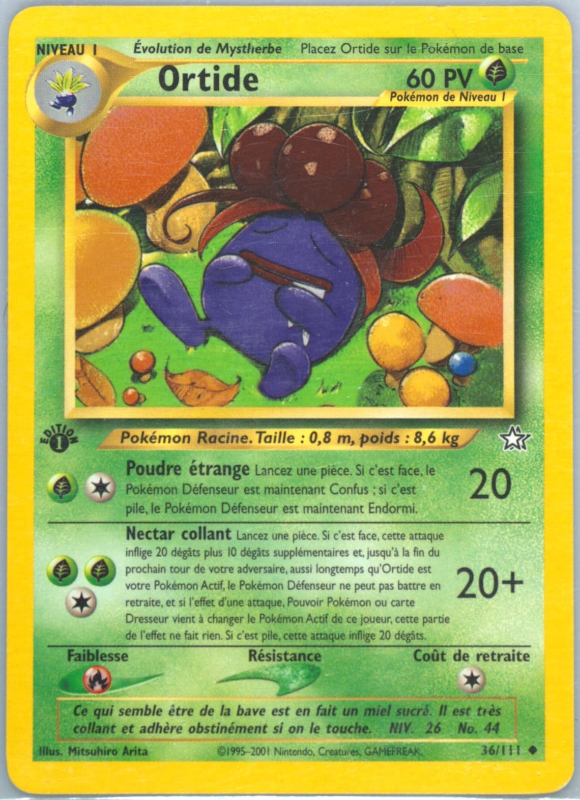 Ortide 1st Edition (36) 2001 Pokemon French Neo Genesis