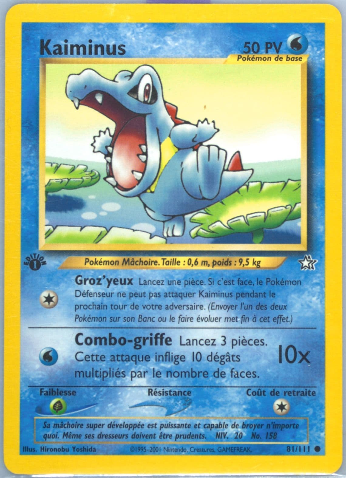 Kaiminus 1st Edition (81) 2001 Pokemon French Neo Genesis