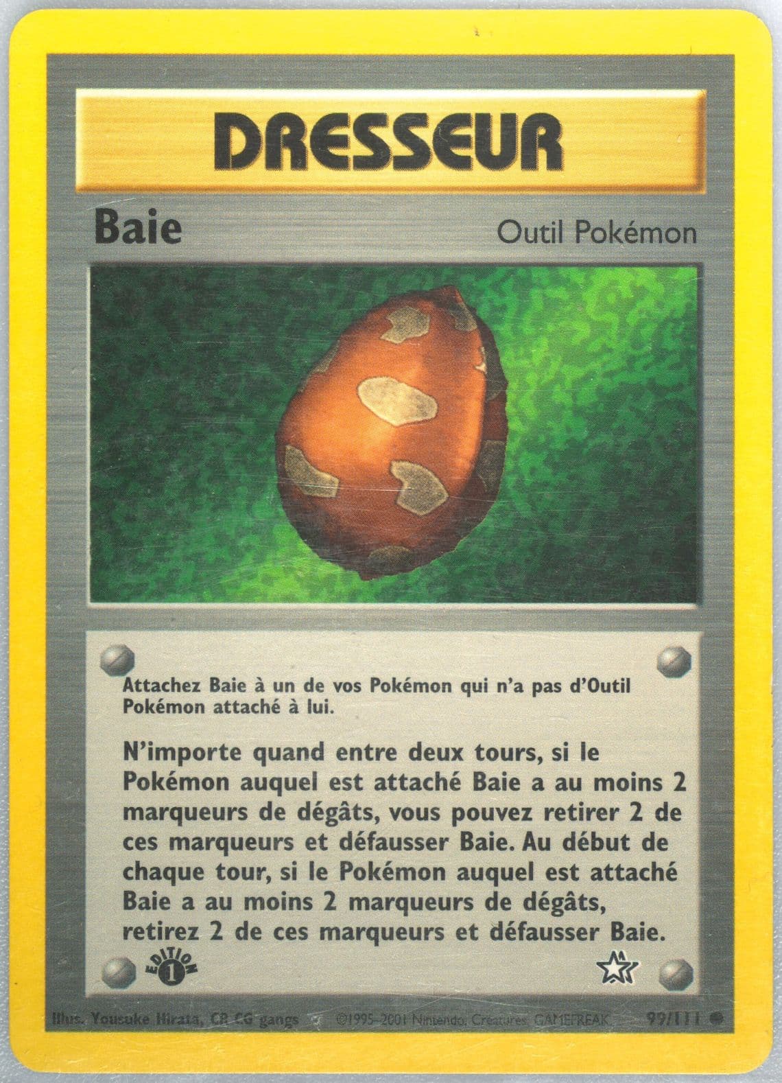 Baie 1st Edition (99) 2001 Pokemon French Neo Genesis