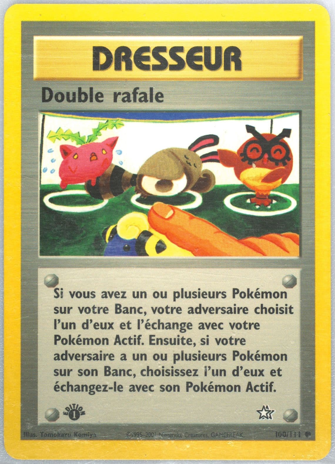 Double Rafale 1st Edition (100) 2001 Pokemon French Neo Genesis