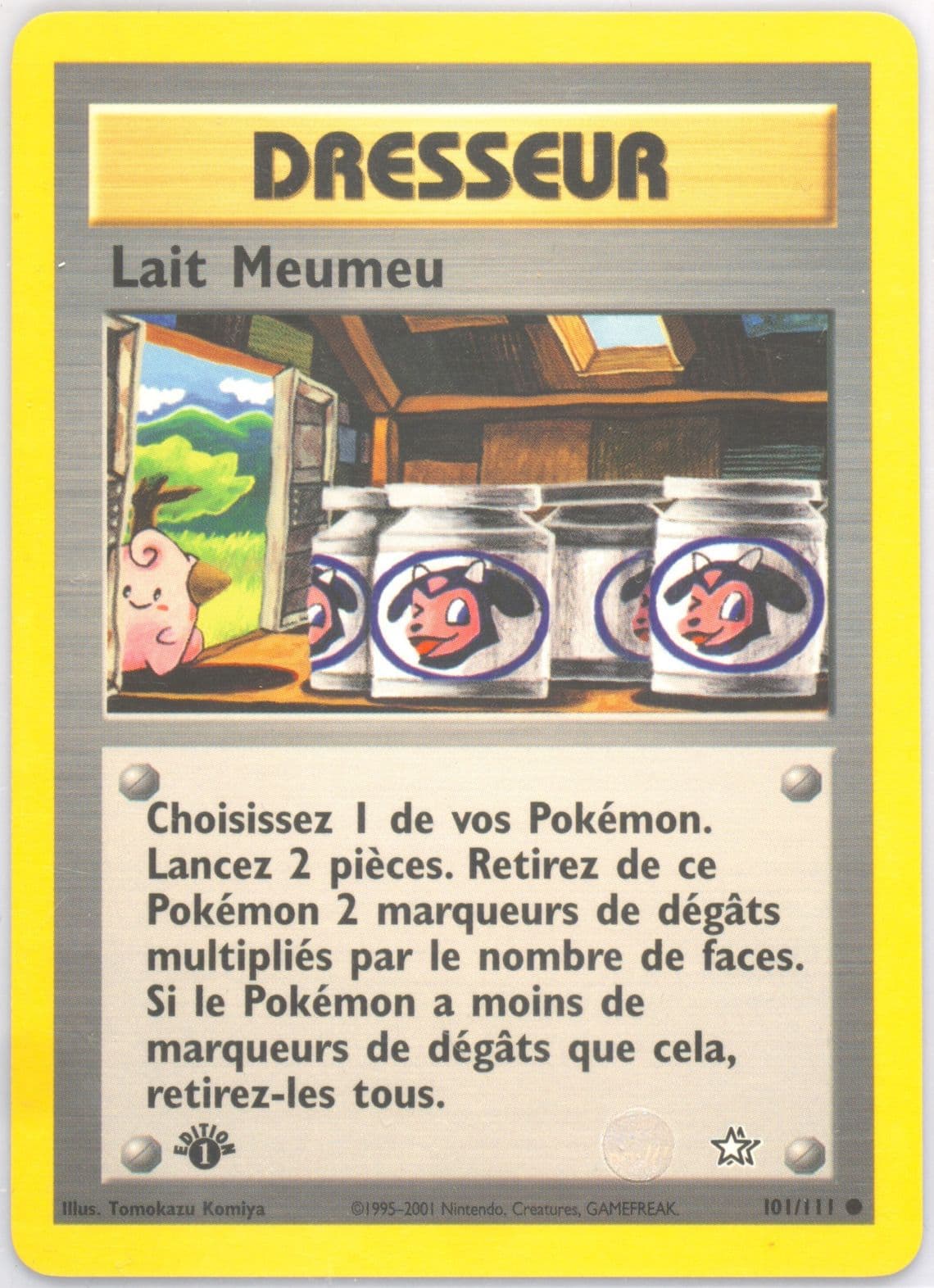 Lait Meumeu 1st Edition (101) 2001 Pokemon French Neo Genesis