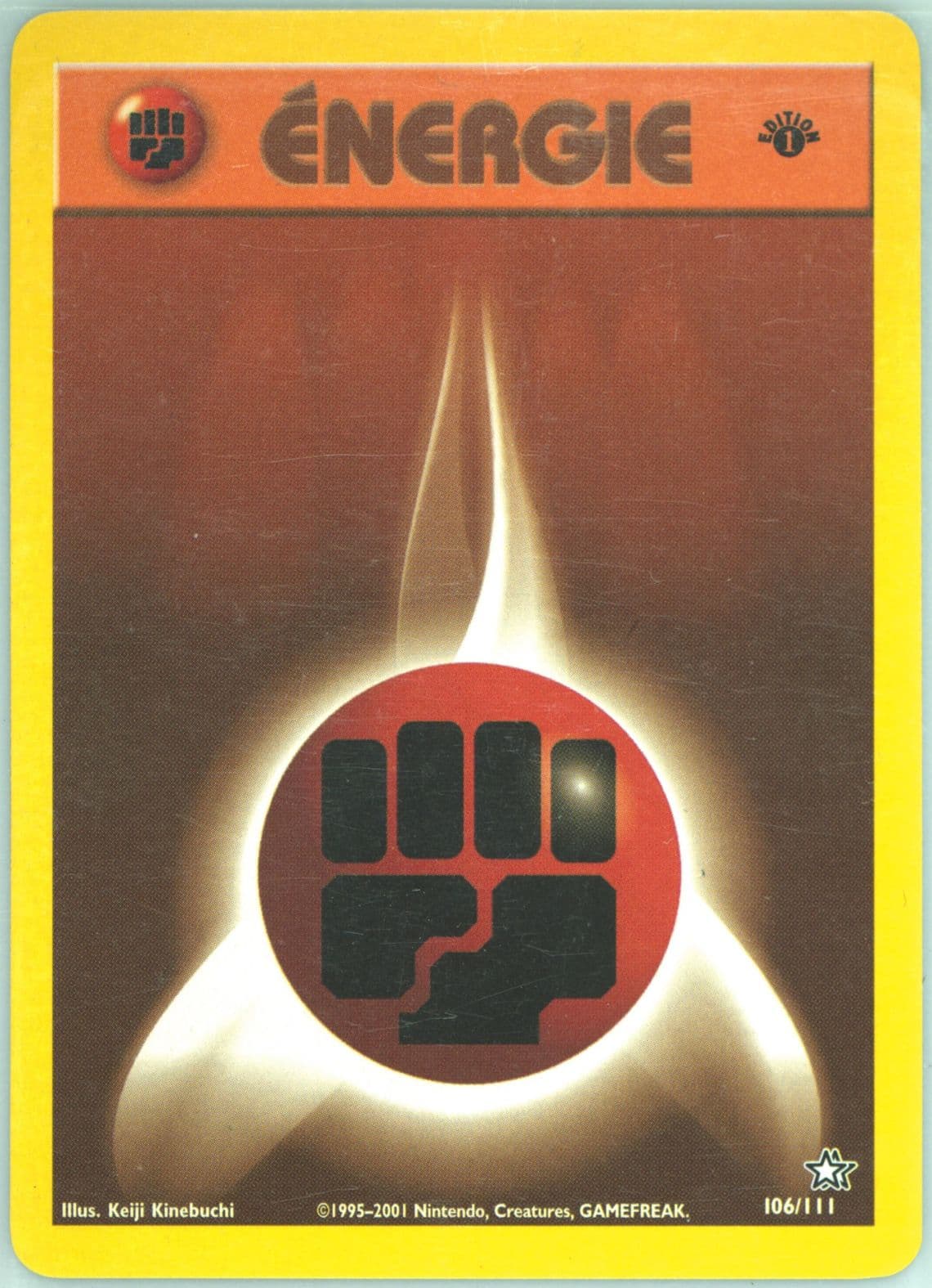 Energie Combat 1st Edition (106) 2001 Pokemon French Neo Genesis