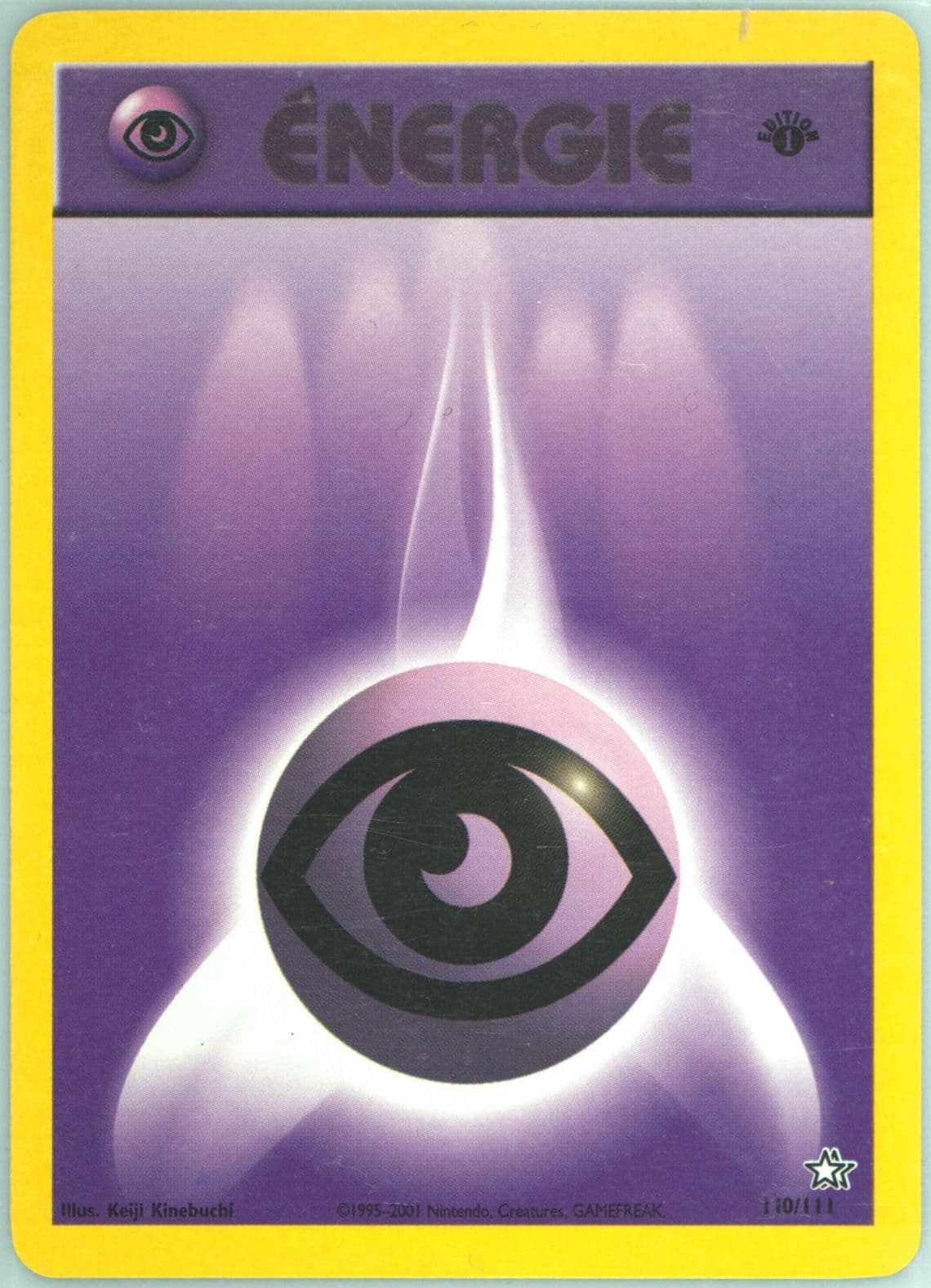 Energie Psy 1st Edition (110) 2001 Pokemon French Neo Genesis