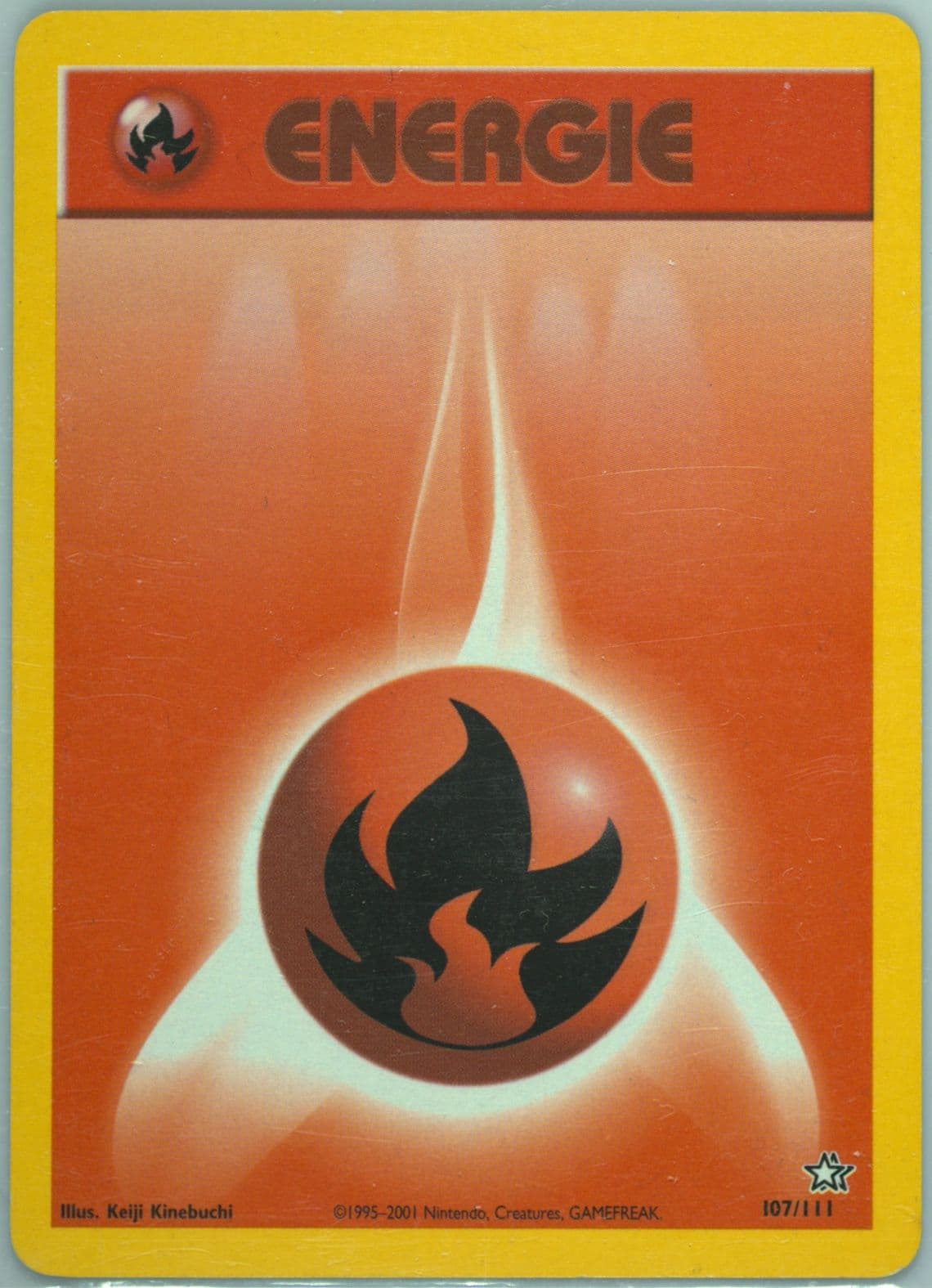 Feuer-Energie (107) 2001 Pokemon German Neo Genesis