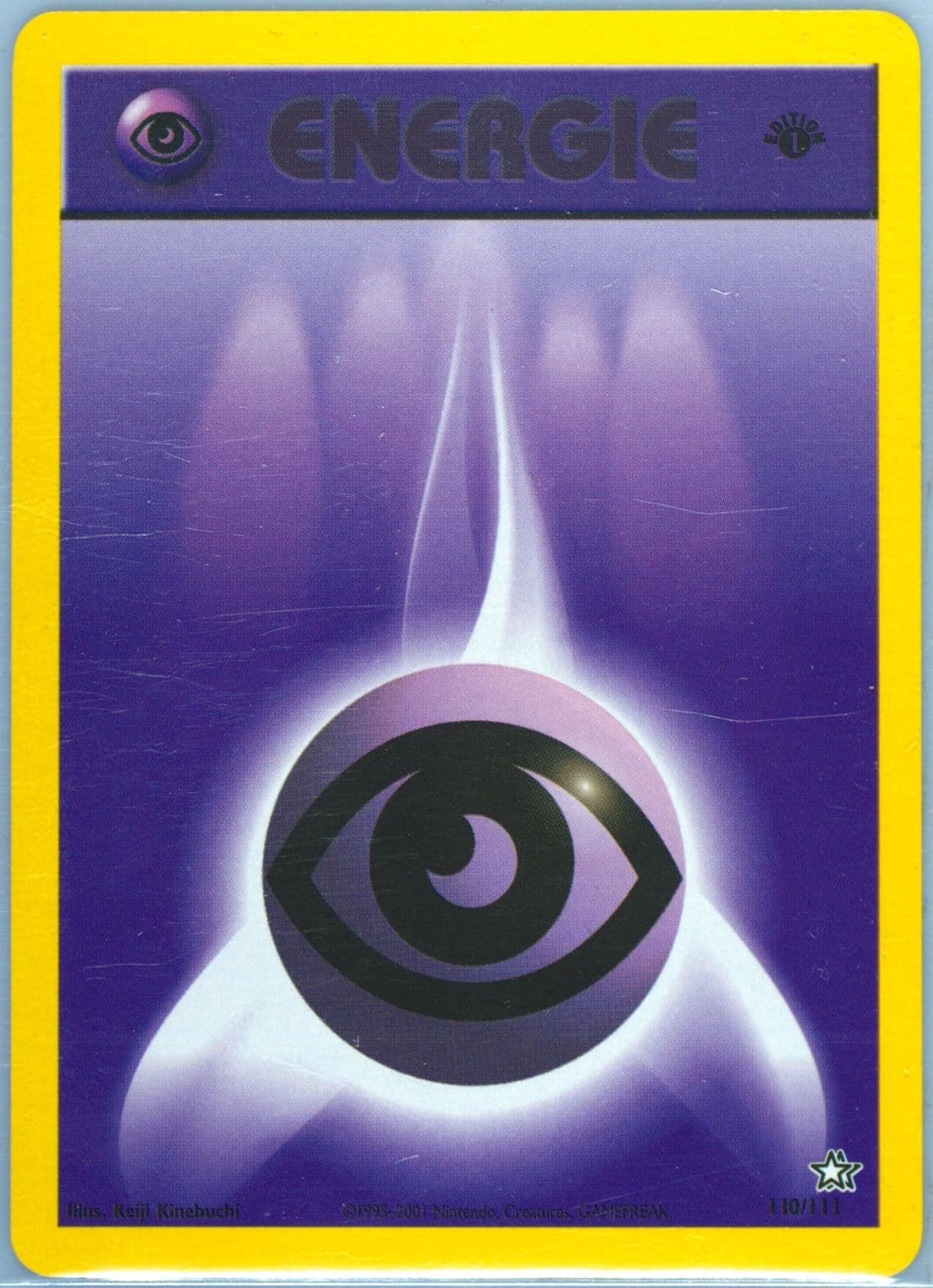 Psycho-Energie 1st Edition (110) 2001 Pokemon German Neo Genesis