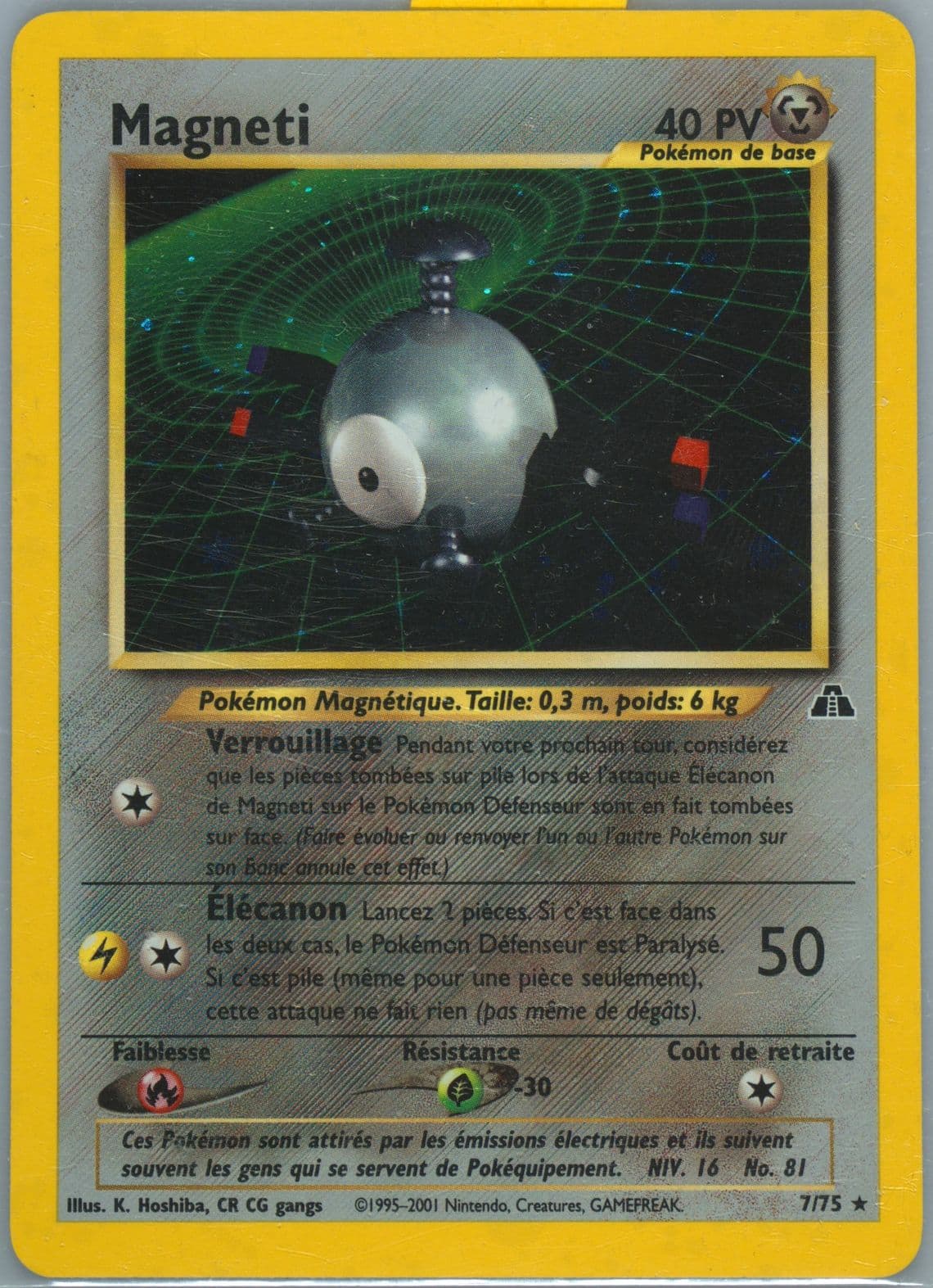Magneti-Holo French (7) 2001 Pokemon Neo Discovery