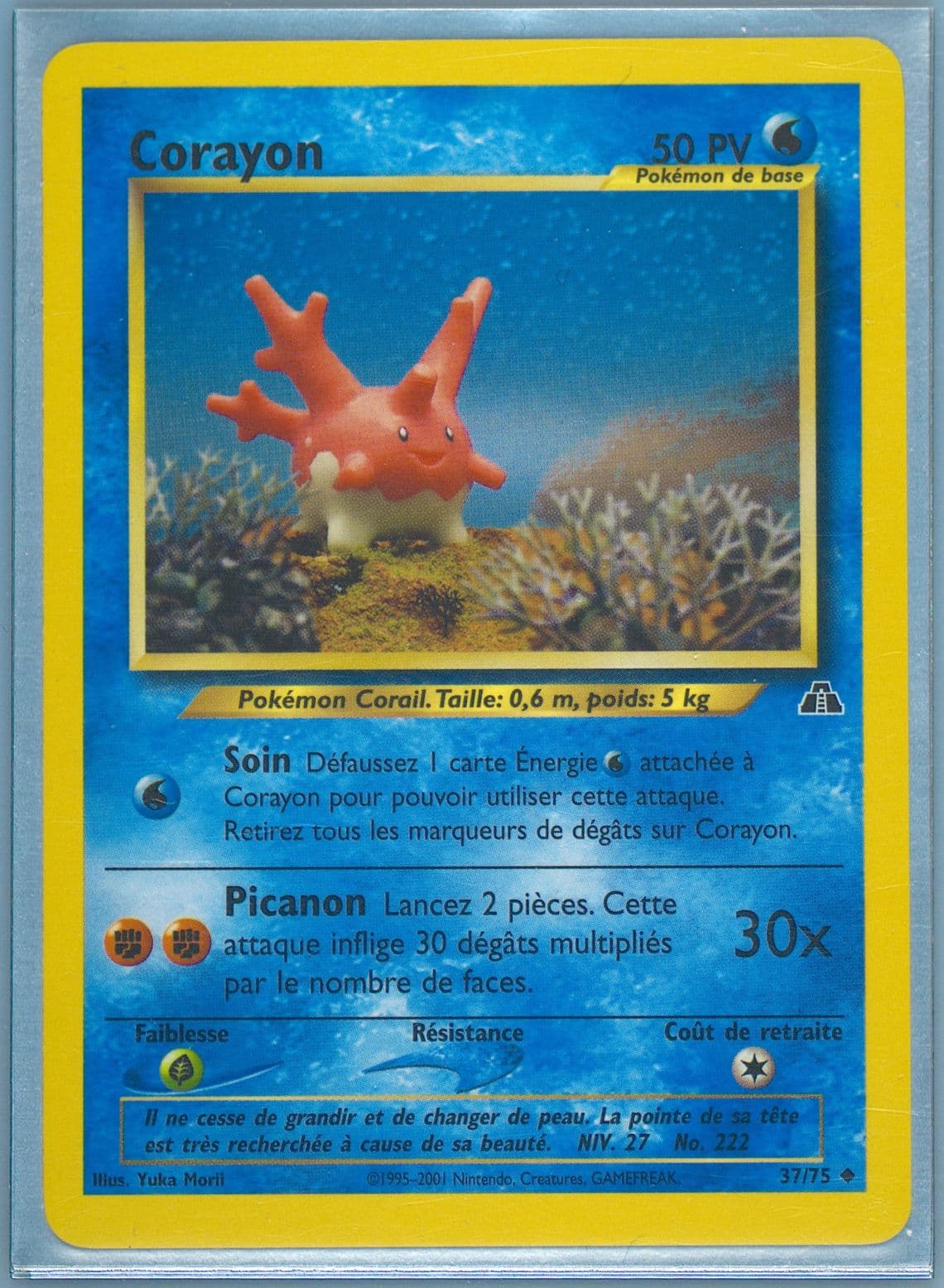 Corayon French (37) 2001 Pokemon Neo Discovery