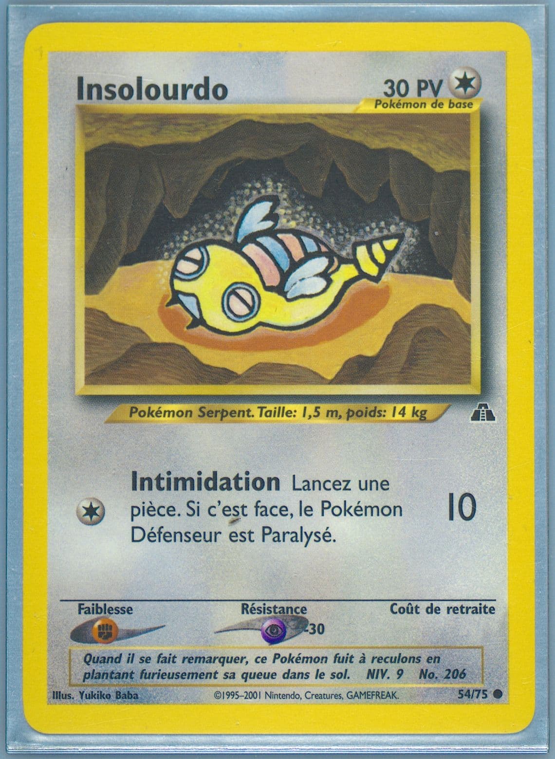 Insolourdo French (54) 2001 Pokemon Neo Discovery