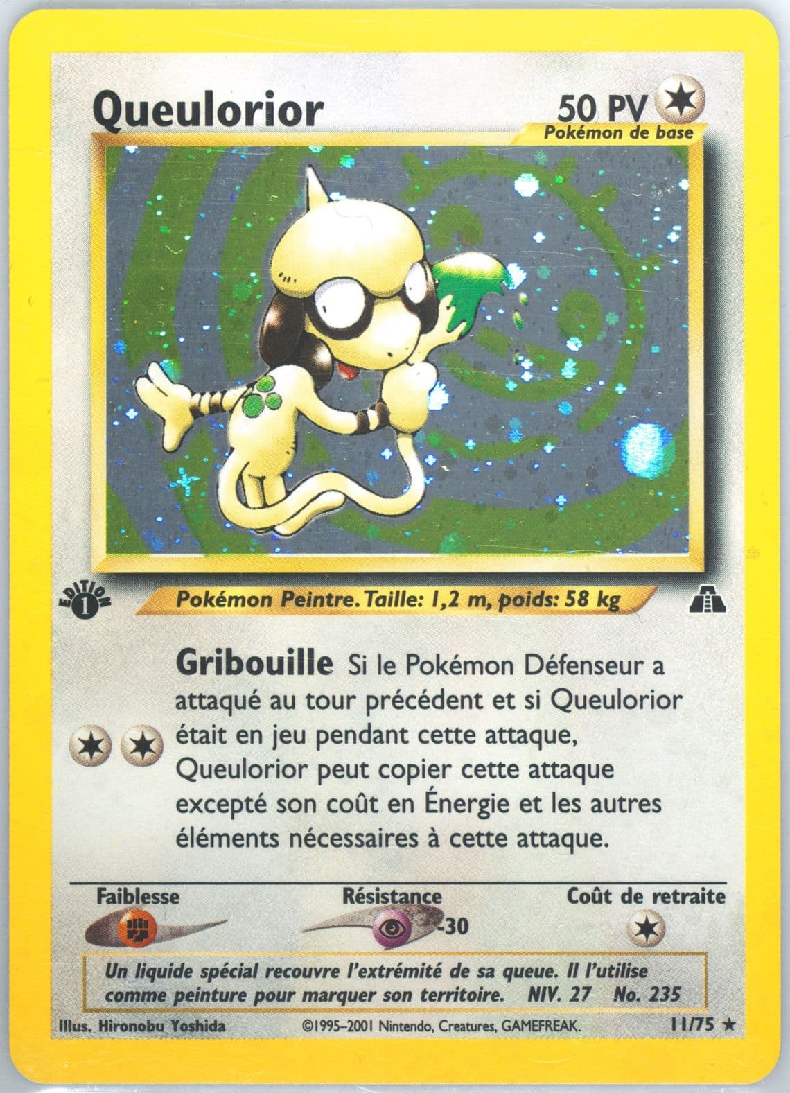 Queulorior-Holo French-1st Edition (11) 2001 Pokemon Neo Discovery