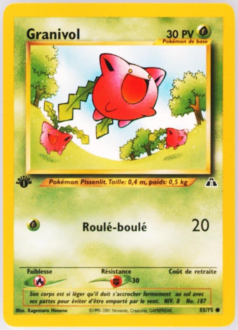 Granivol French-1st Edition (55) 2001 Pokemon Neo Discovery