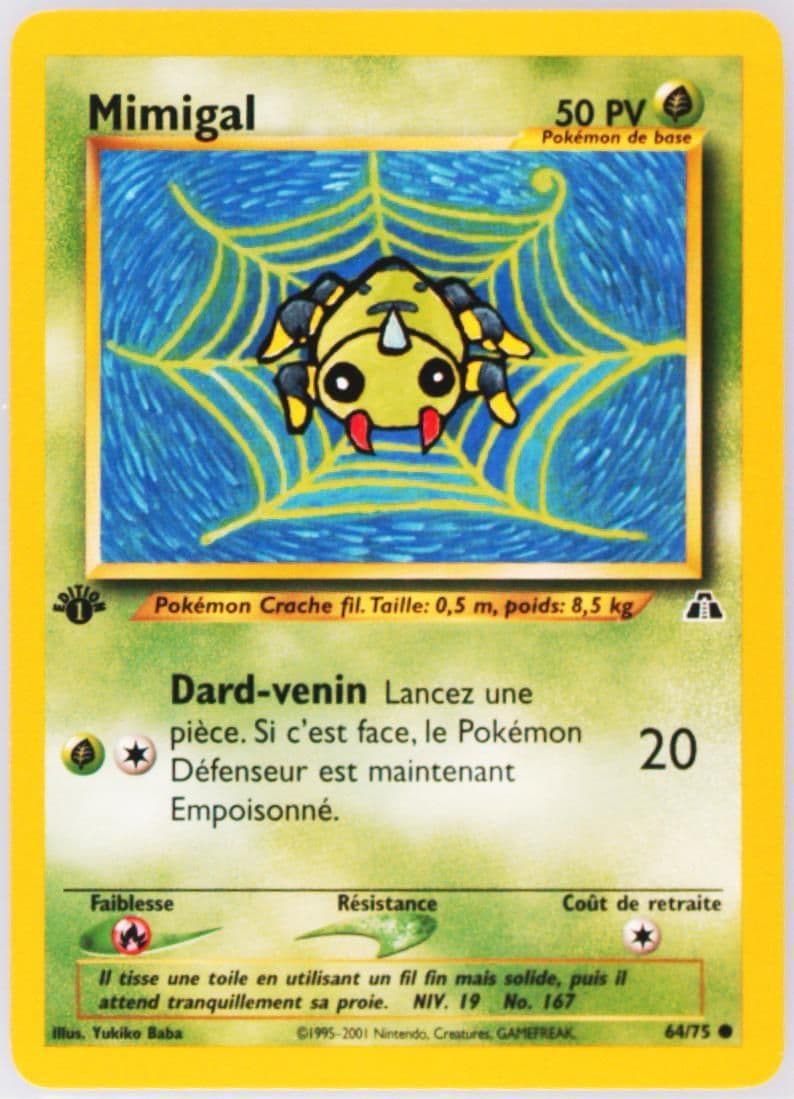 Mimigal French-1st Edition (64) 2001 Pokemon Neo Discovery