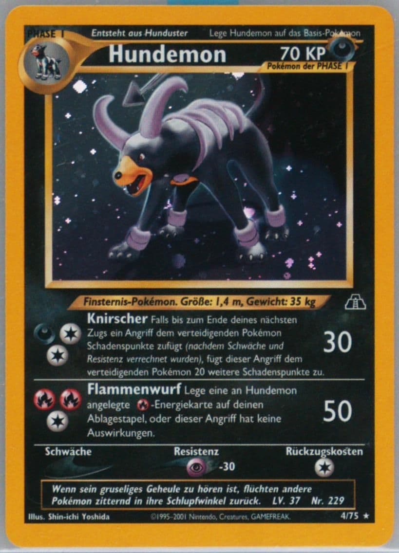 Hundemon-Holo German (4) 2001 Pokemon Neo Discovery