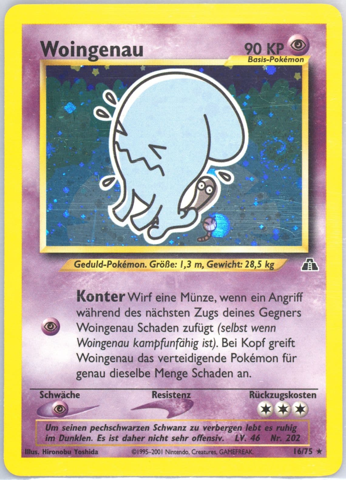 Woingenau-Holo German (16) 2001 Pokemon Neo Discovery