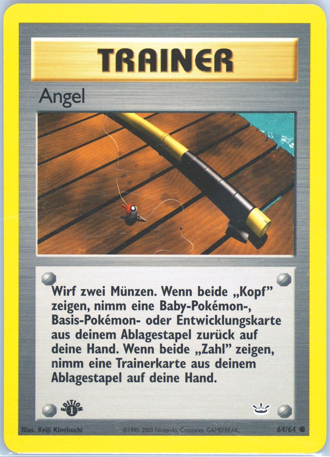 Angel 1st Edition (64) 2002 Pokemon German Neo Revelation
