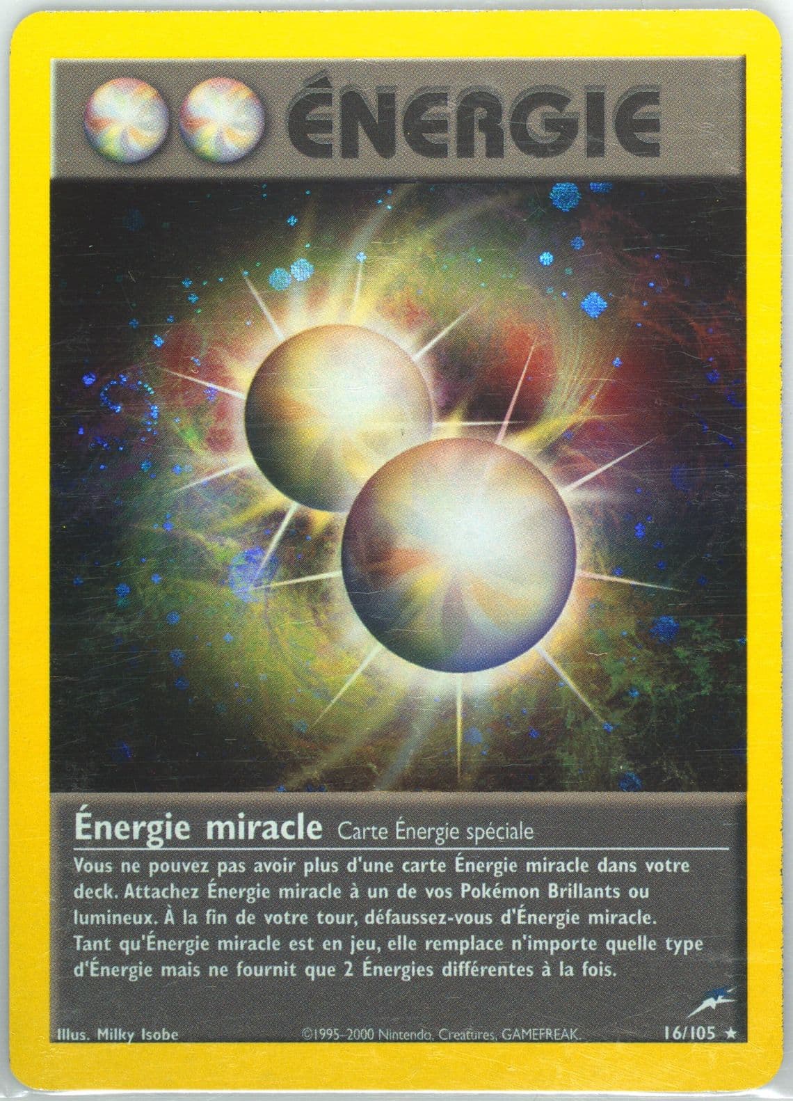 Energie Miracle-Holo French (16) 2002 Pokemon Neo Destiny