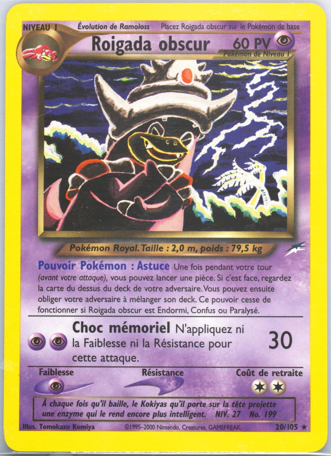 Roigada Obscur French (20) 2002 Pokemon Neo Destiny